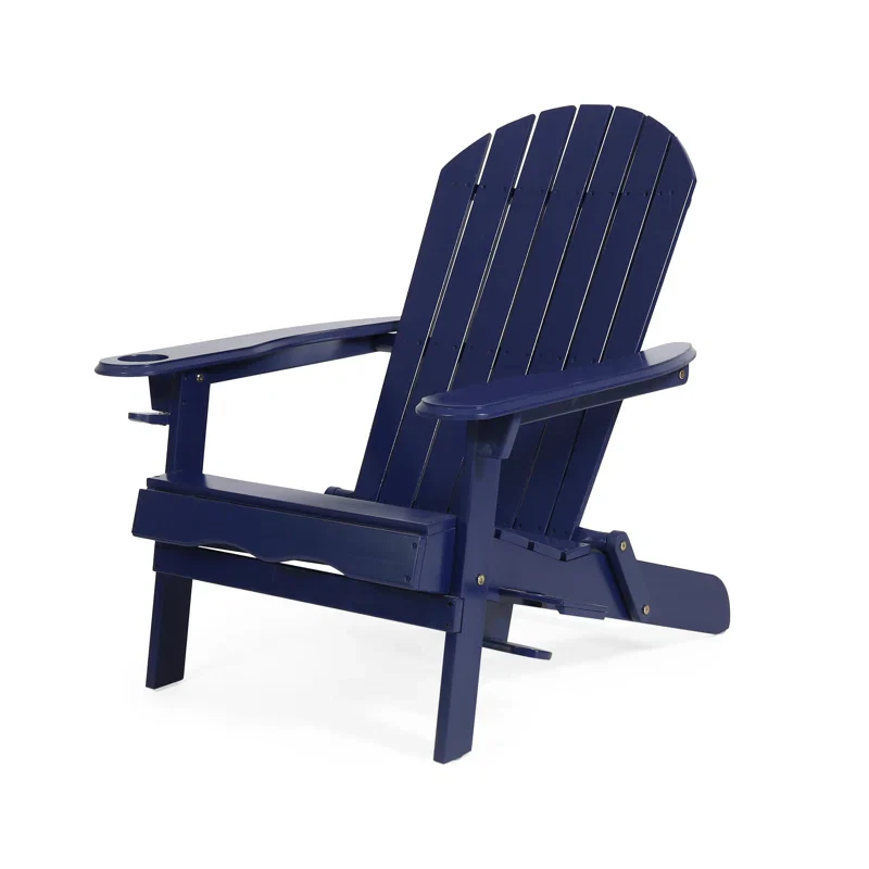 Solid Wood Folding Adirondack Chair - Image 5