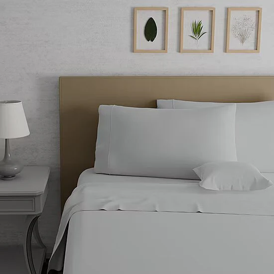 Cotton 400 Thread Cool & Crisp Sheet Set Twin - Image 2