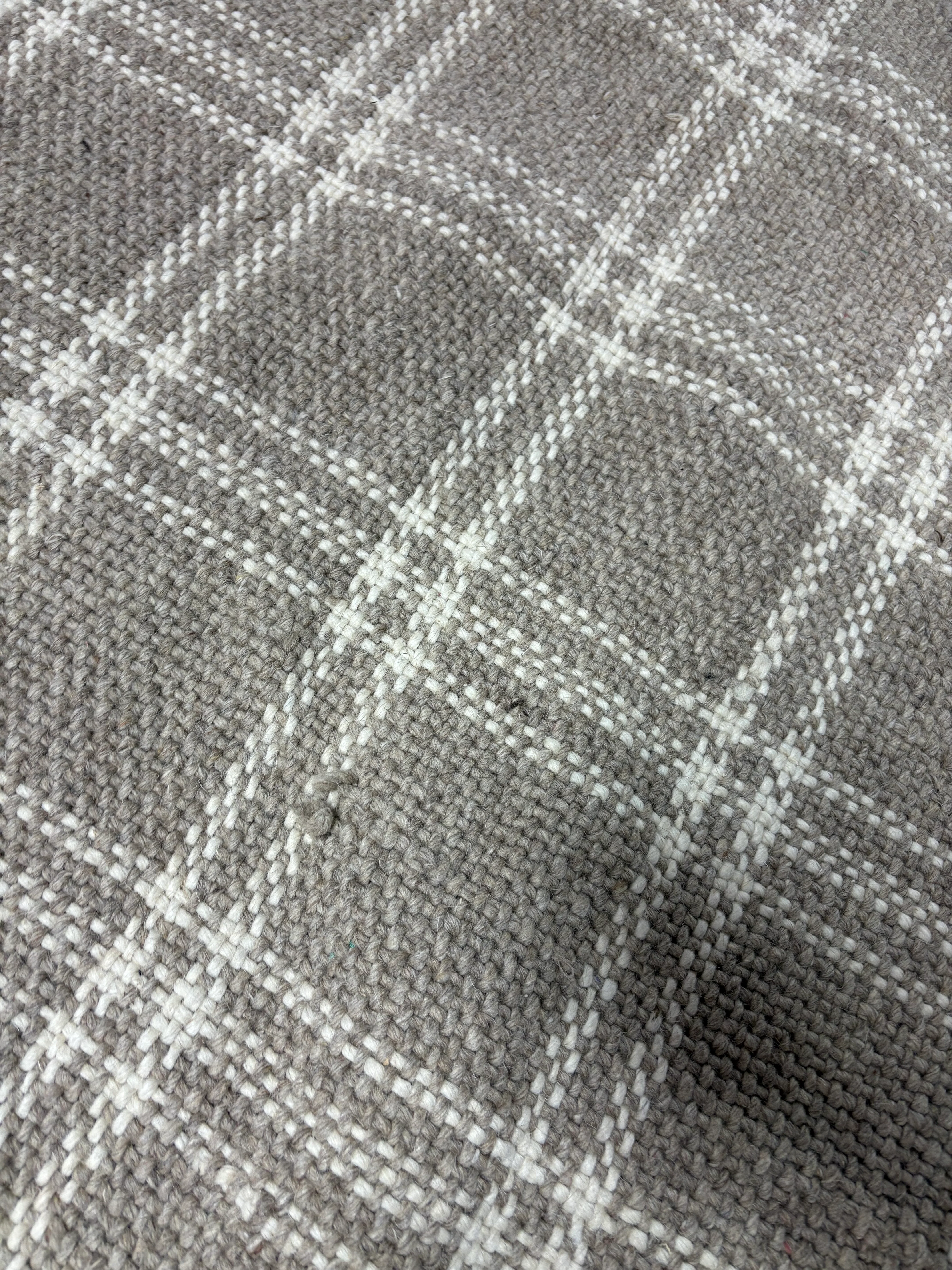 Cottonwood Handwoven Plaid Wool/Cotton Area Rug - Image 3