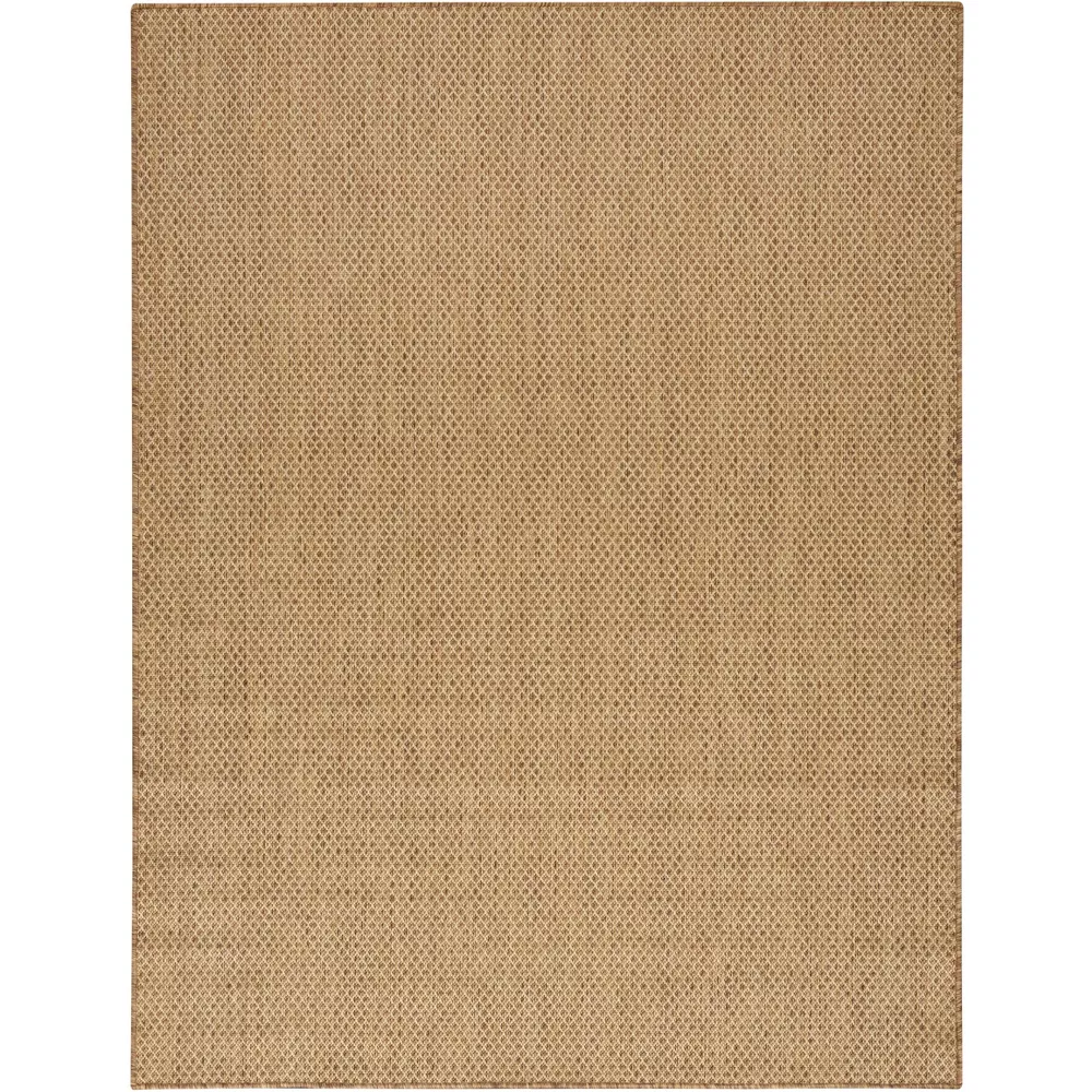 Courtyard Geometric Jute Area Rug 9' x 12'
