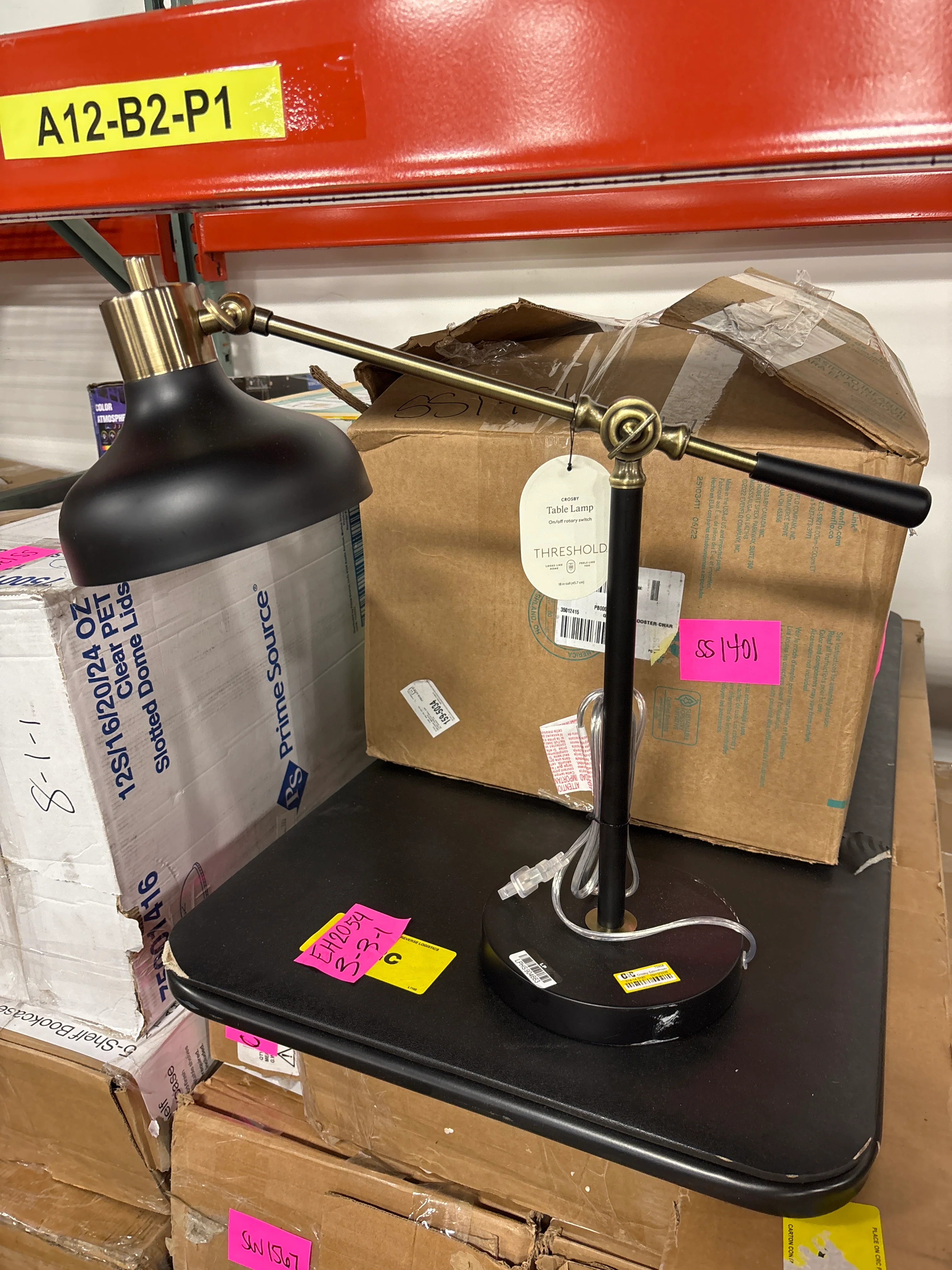 Crosby Schoolhouse Desk Lamp Black SHOWROOM ITEM - Image 2