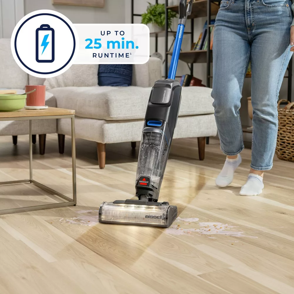 CrossWave OmniFind Wet Dry Vacuum Gray: Cordless, Pet Hair Pick Up, Lithium Ion Battery, 25 Min Run Time, - Image 4