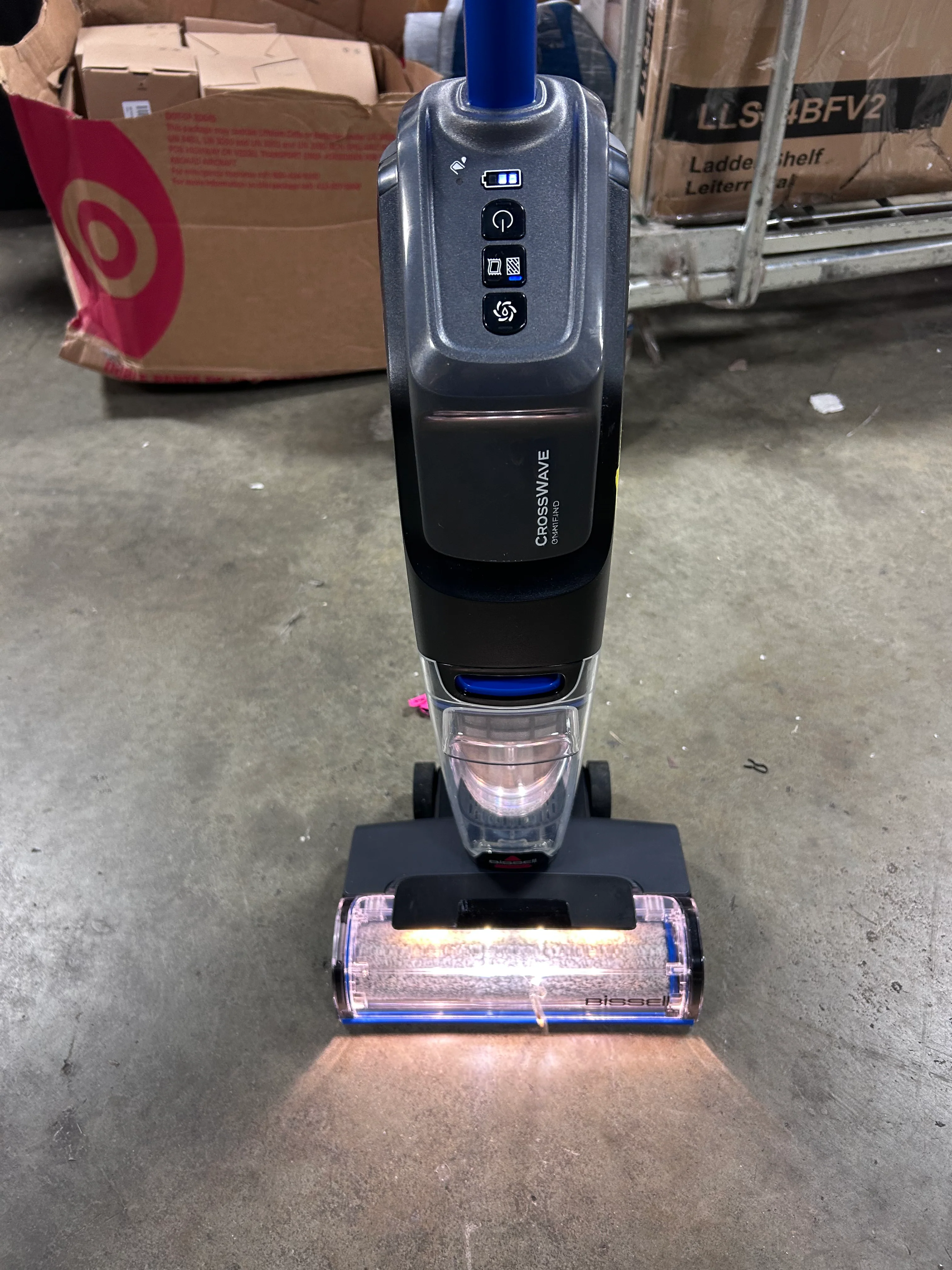 CrossWave OmniFind Wet Dry Vacuum Gray: Cordless, Pet Hair Pick Up, Lithium Ion Battery, 25 Min Run Time, - Image 9