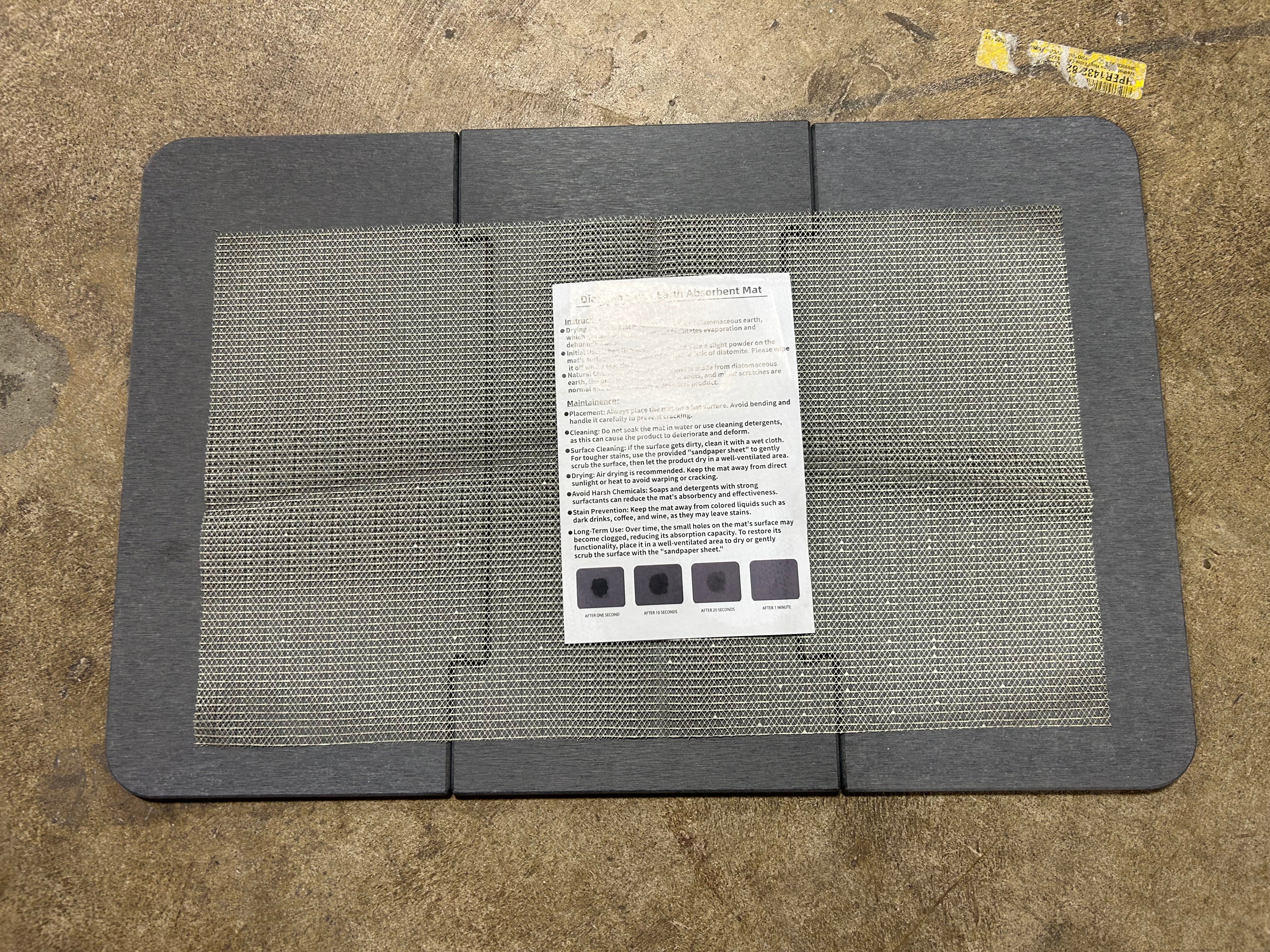 Diatomite Bath Mat 24x16 Inch - Image 6
