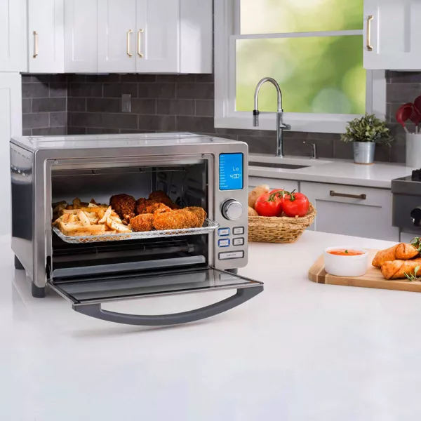 Digital Stainless Steel Toaster Oven Air Fryer – Stainless Steel - Image 4