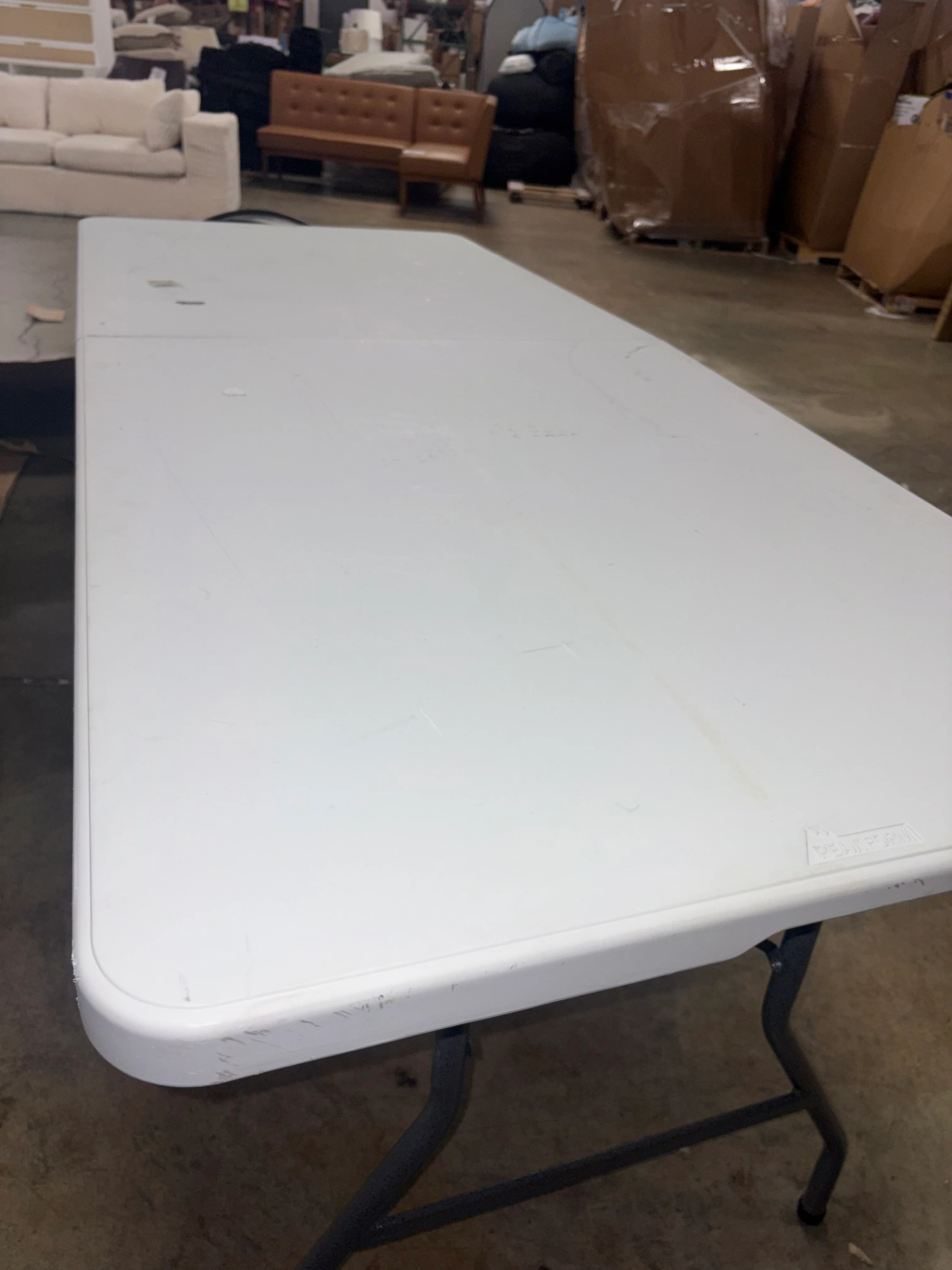 Dorm Folding Banquet Table Off White - Image 7