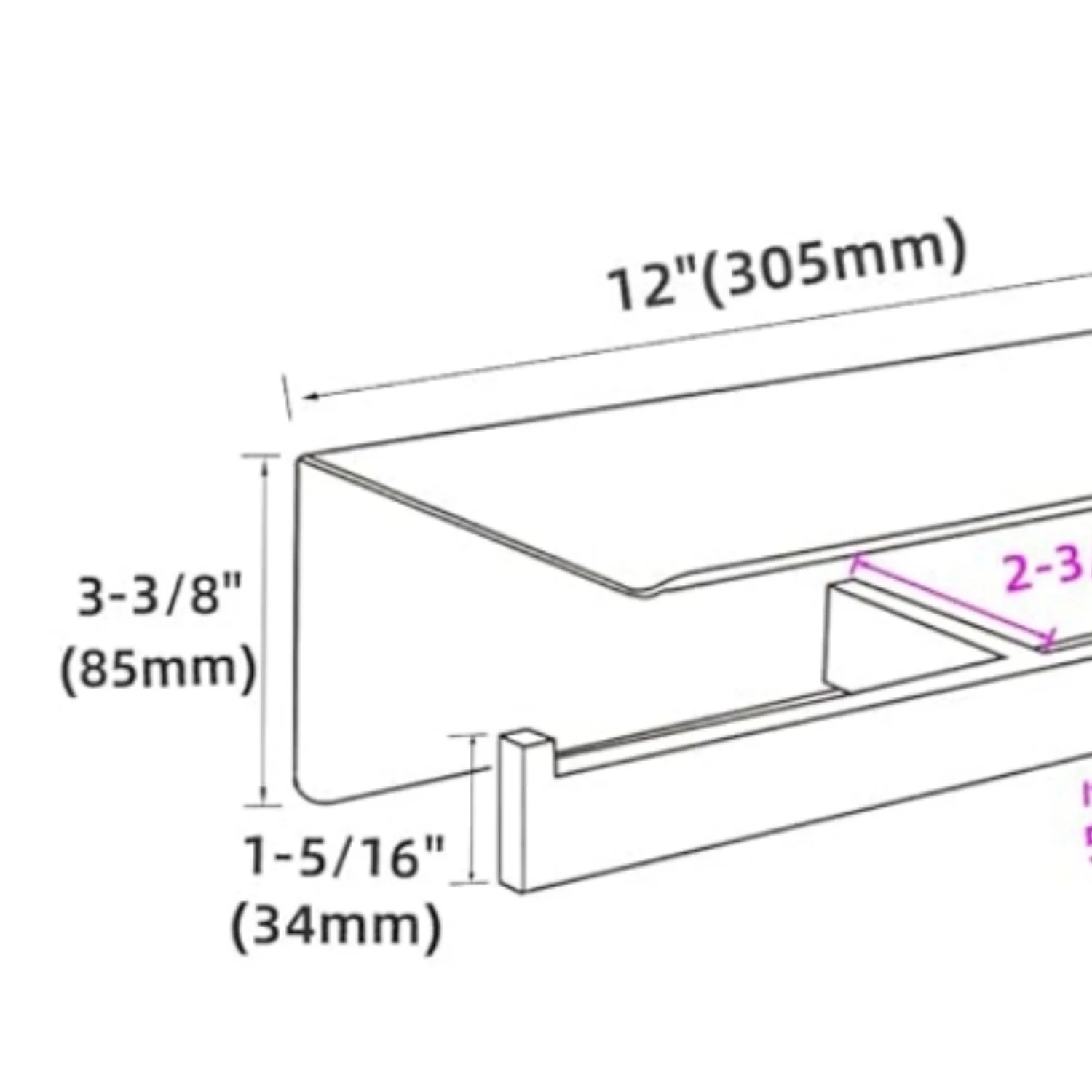 Double Toilet Paper Holder with Shelf Brushed Gold - Image 4