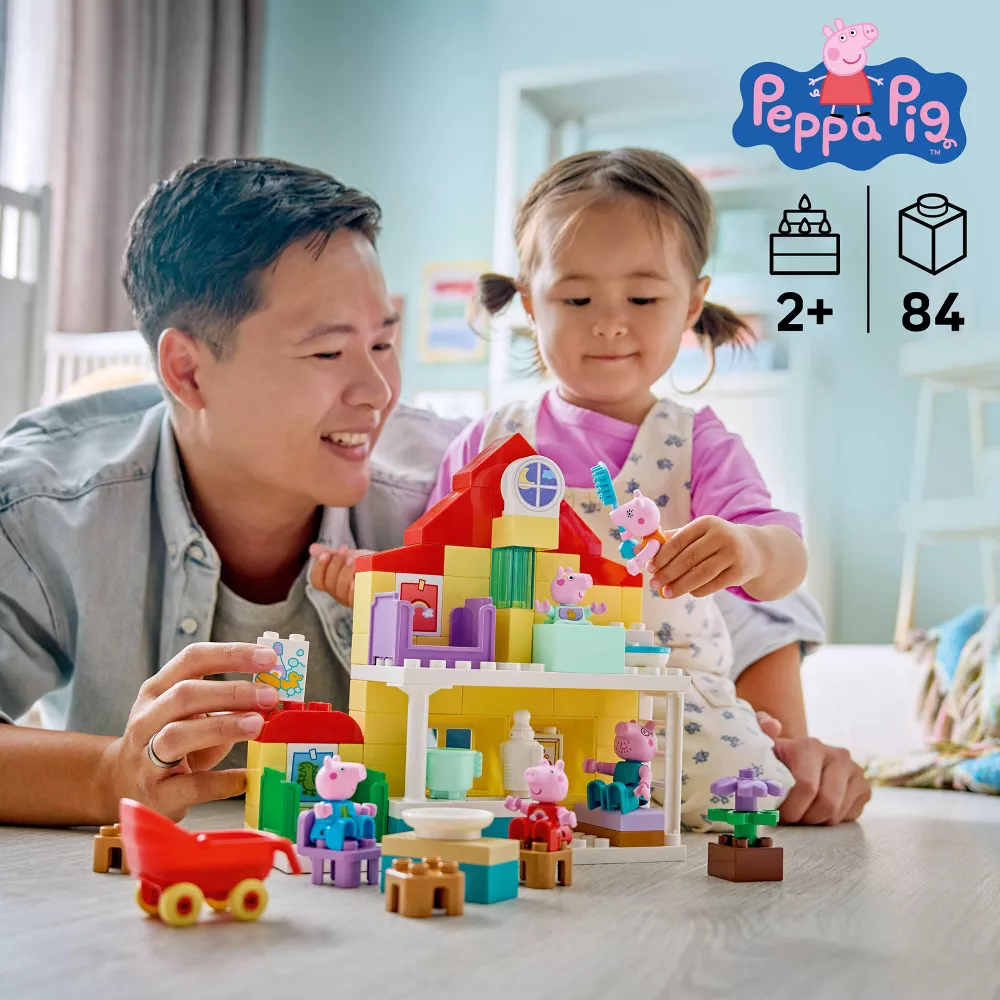 DUPLO Peppa Pig Family House Building Toy - Image 4