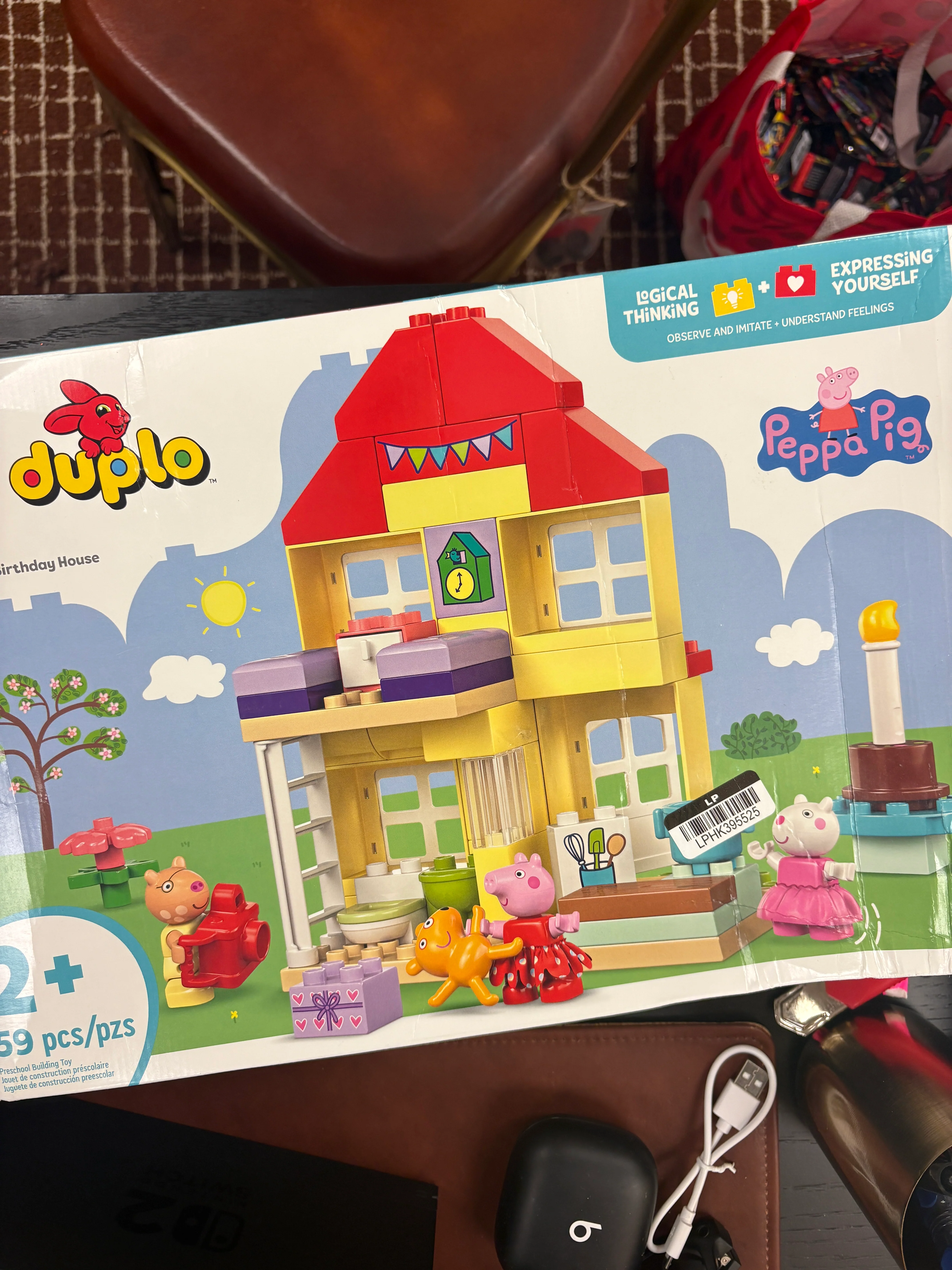 DUPLO Peppa Pig Family House Building Toy - Image 6