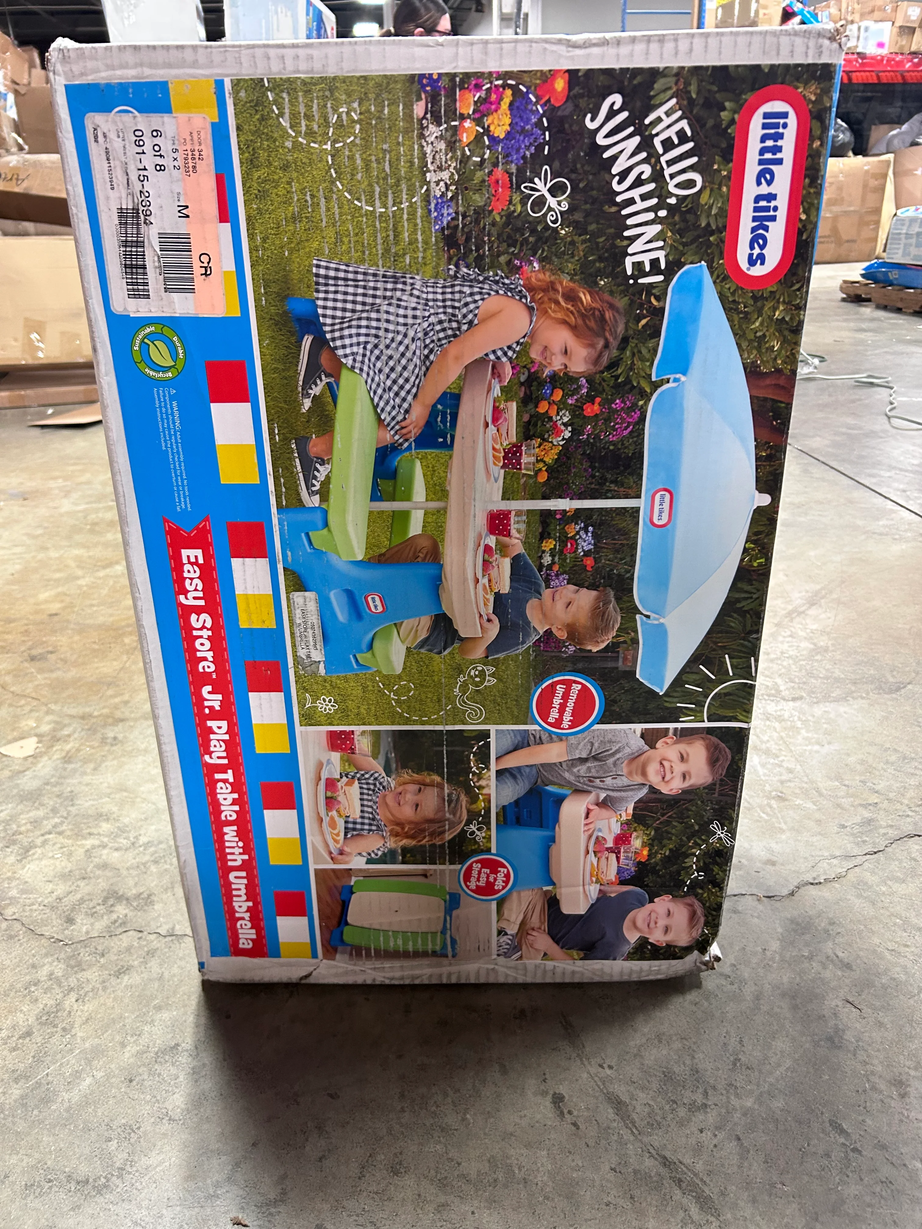Easy Store Jr. Play Table with Umbrella - Image 6