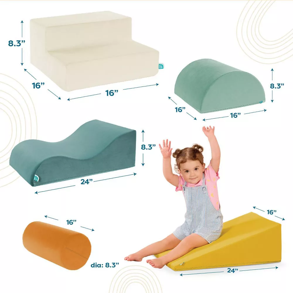 Foam Building Shapes for Indoor Play Soft Play Equipment - 5pc - Image 2