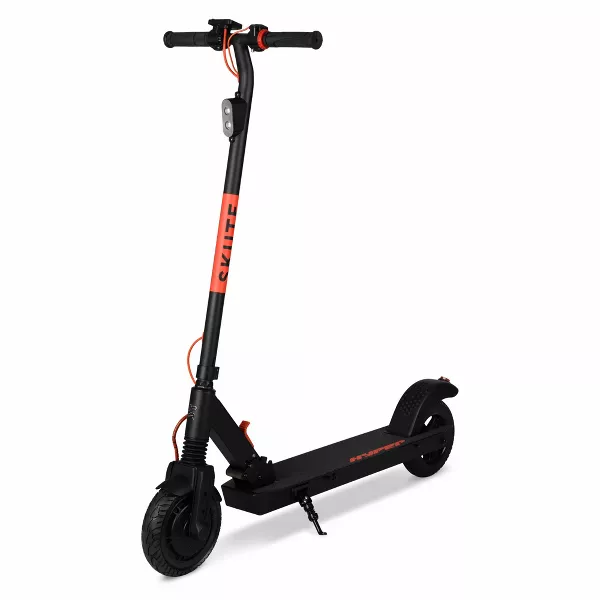 Folding Electric Scooter Lithium Battery Powered Scooter - Black/Red: Aluminum Frame - Image 5