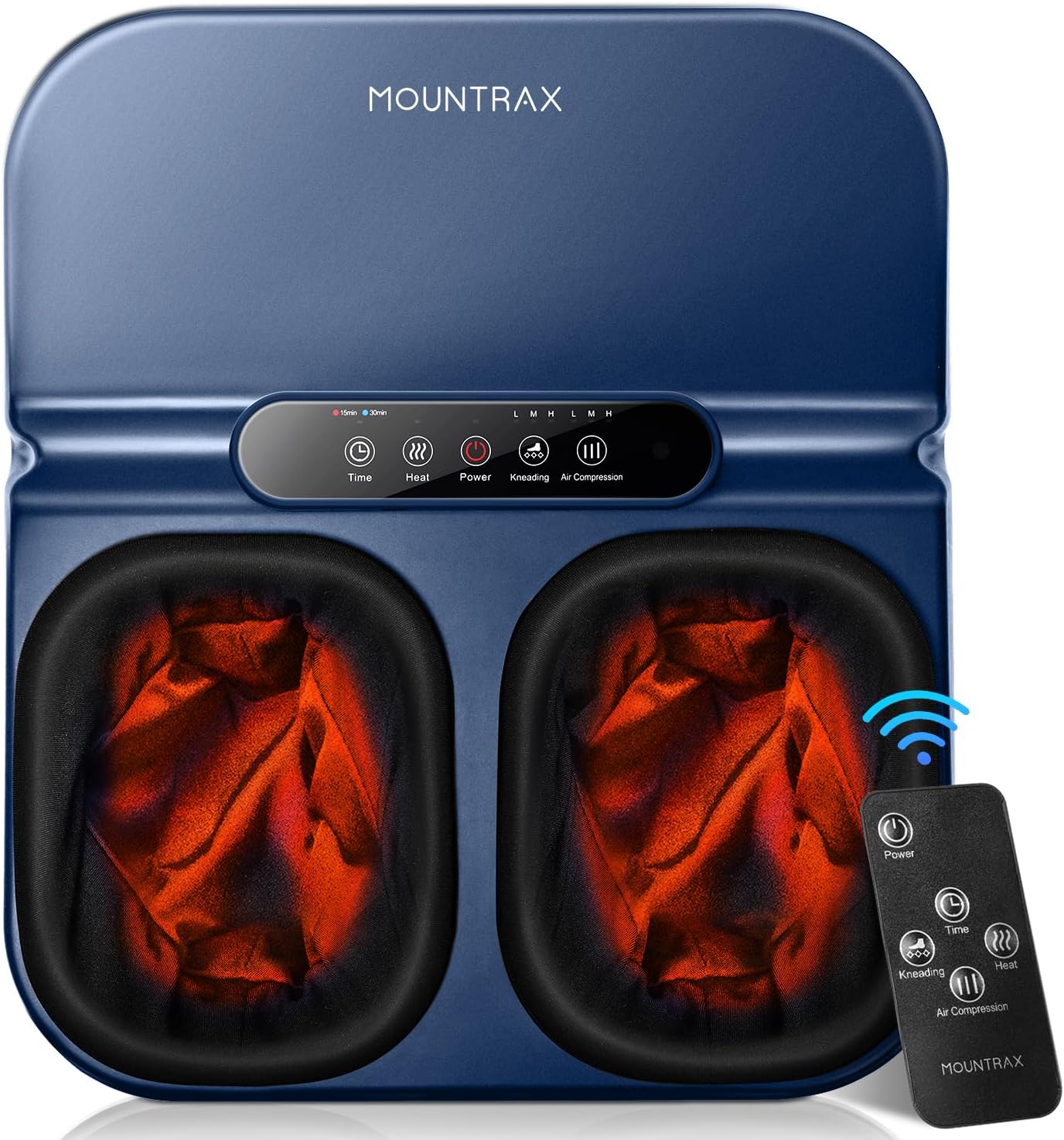 Foot Massager Machine with Heat (Blue)