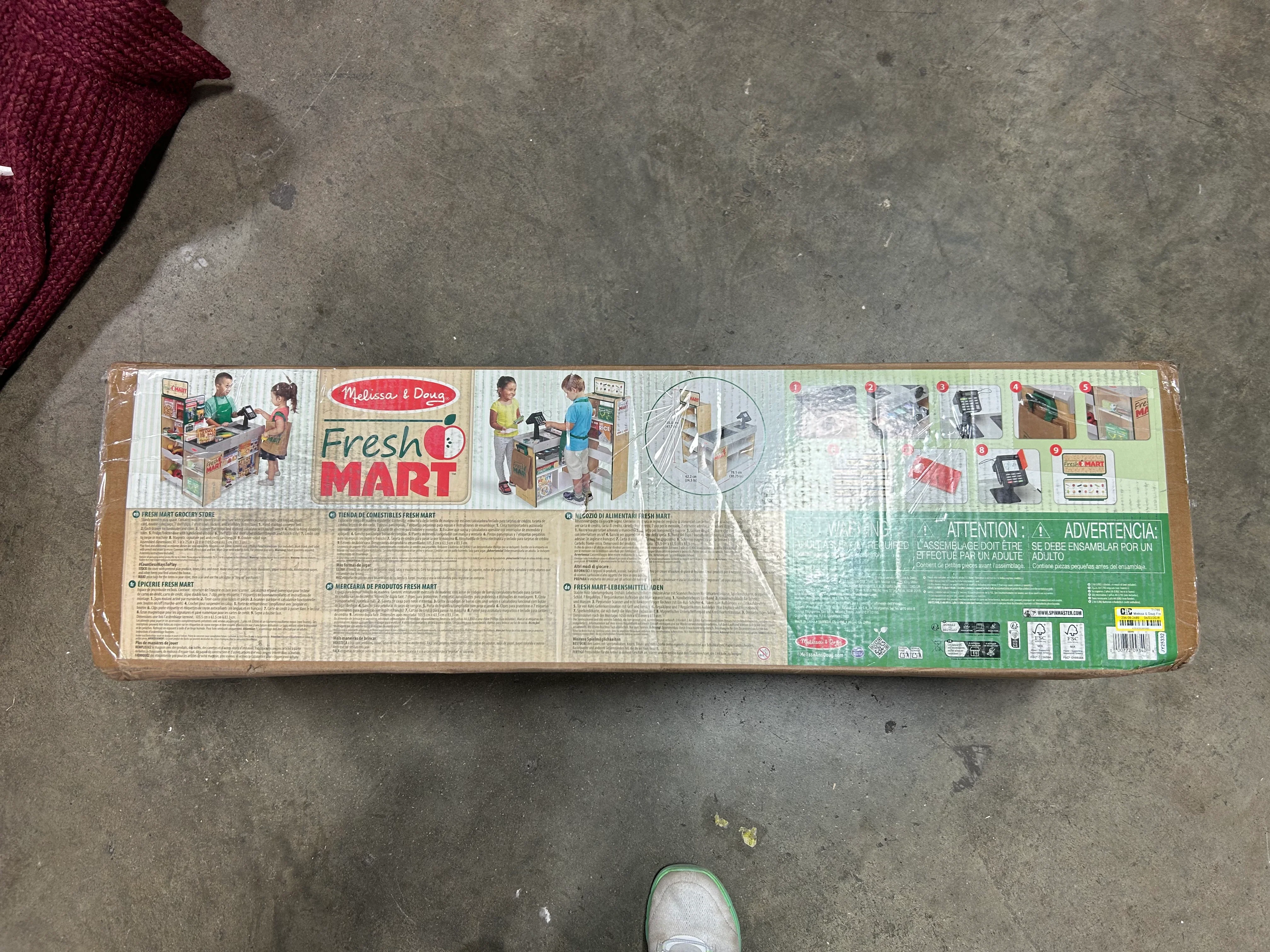 Freestanding Wooden Fresh Mart Grocery Store 18 Pieces - Image 7