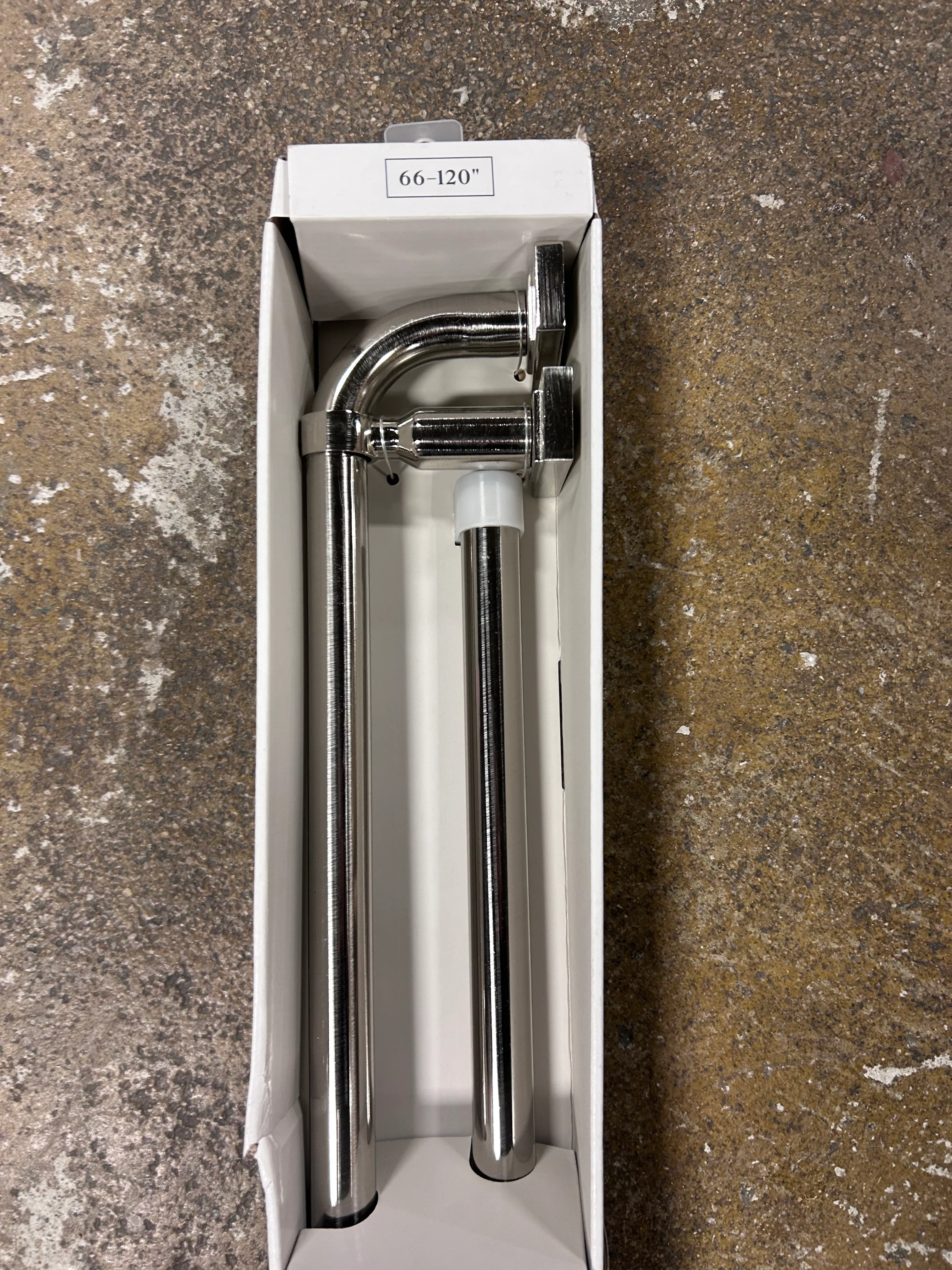 French Curtain Rod Brushed Nickel - Image 3