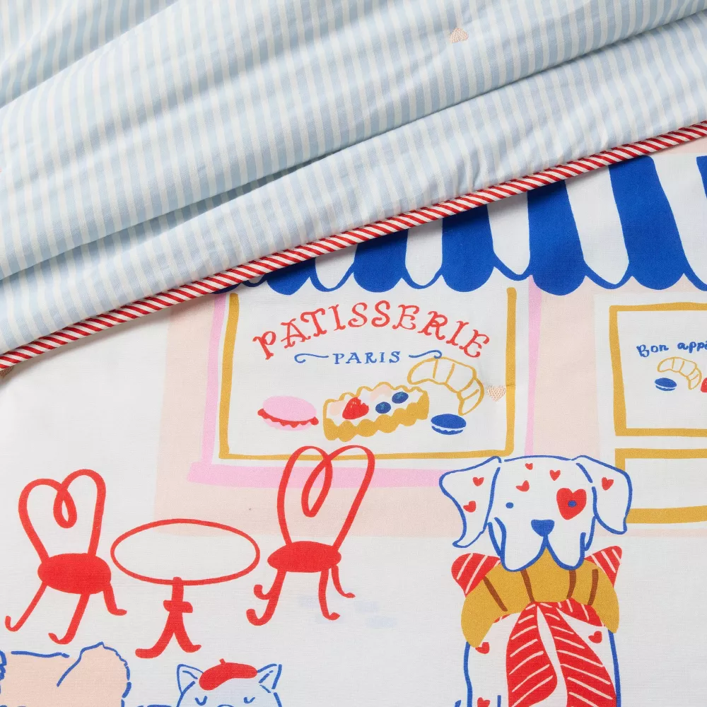 Patisserie Scene Kids' Comforter Set Full/Queen - Image 4