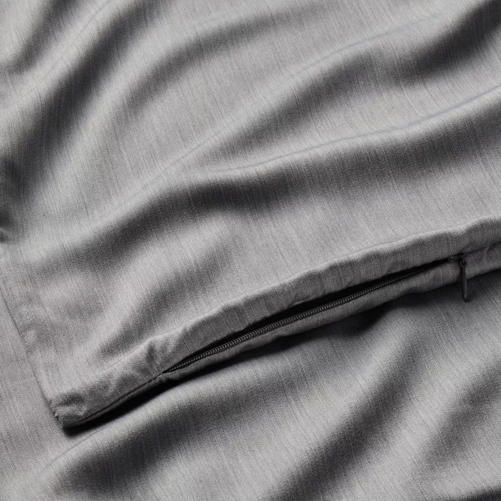 Full/Queen Rayon from Bamboo Comforter Set Dark Gray - Image 4