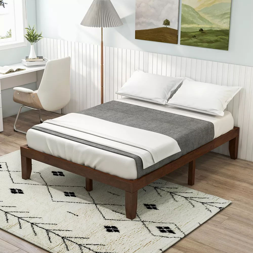 Wooden Bed Frame Mattress - Full - Image 5