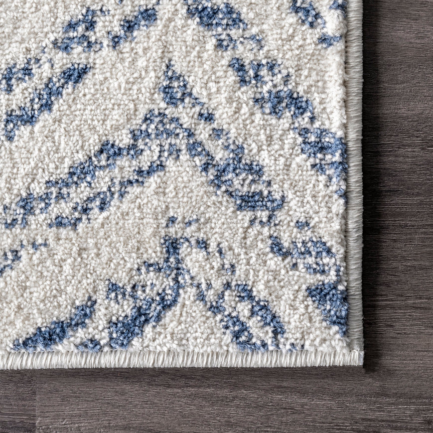 Geometric Rosanne Area Rug 2'8"x8' Runner - Image 4