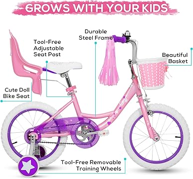 Girls Bike for 3-12 Years Old Kids - Image 5