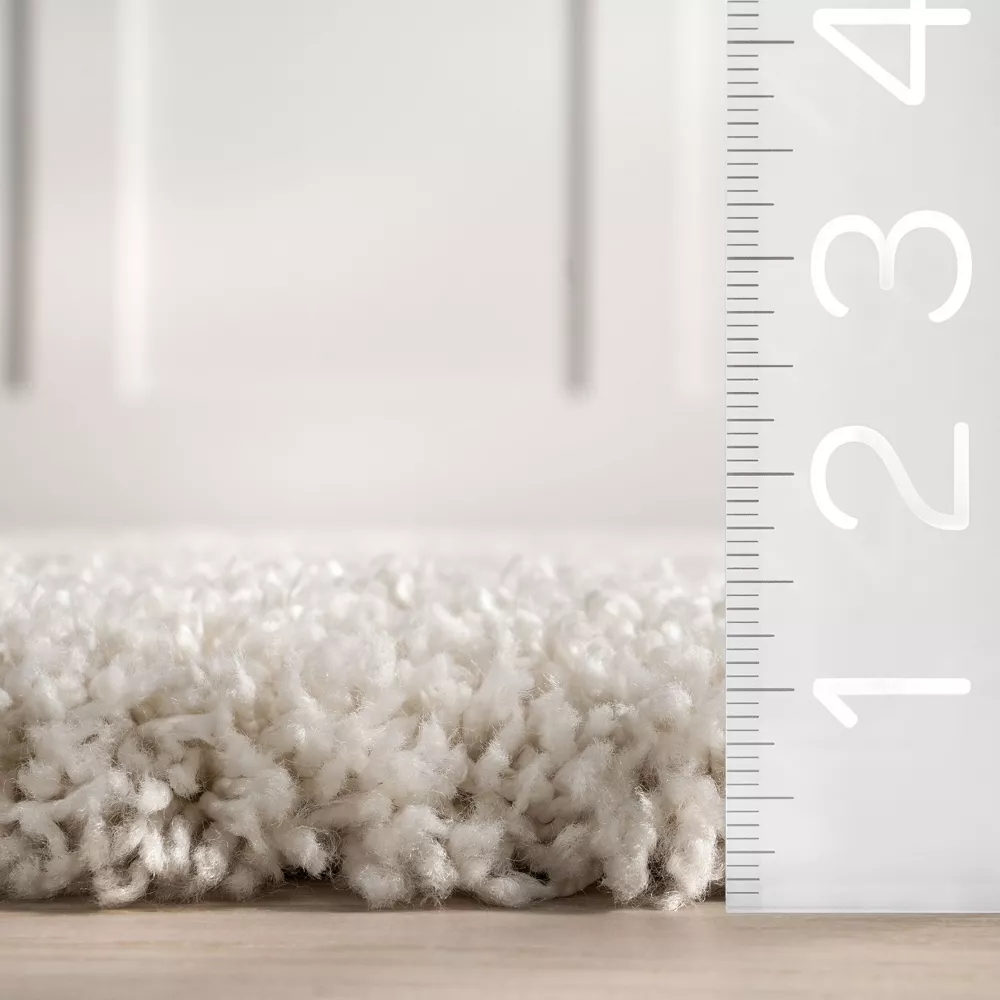 Gloria Abstract Shag Area Rug Oval 5'x7' - Image 3