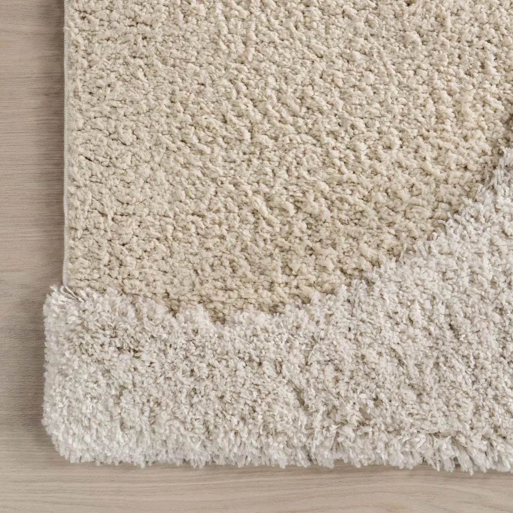 Gloria Abstract Shag Area Rug Oval 5'x7' - Image 4