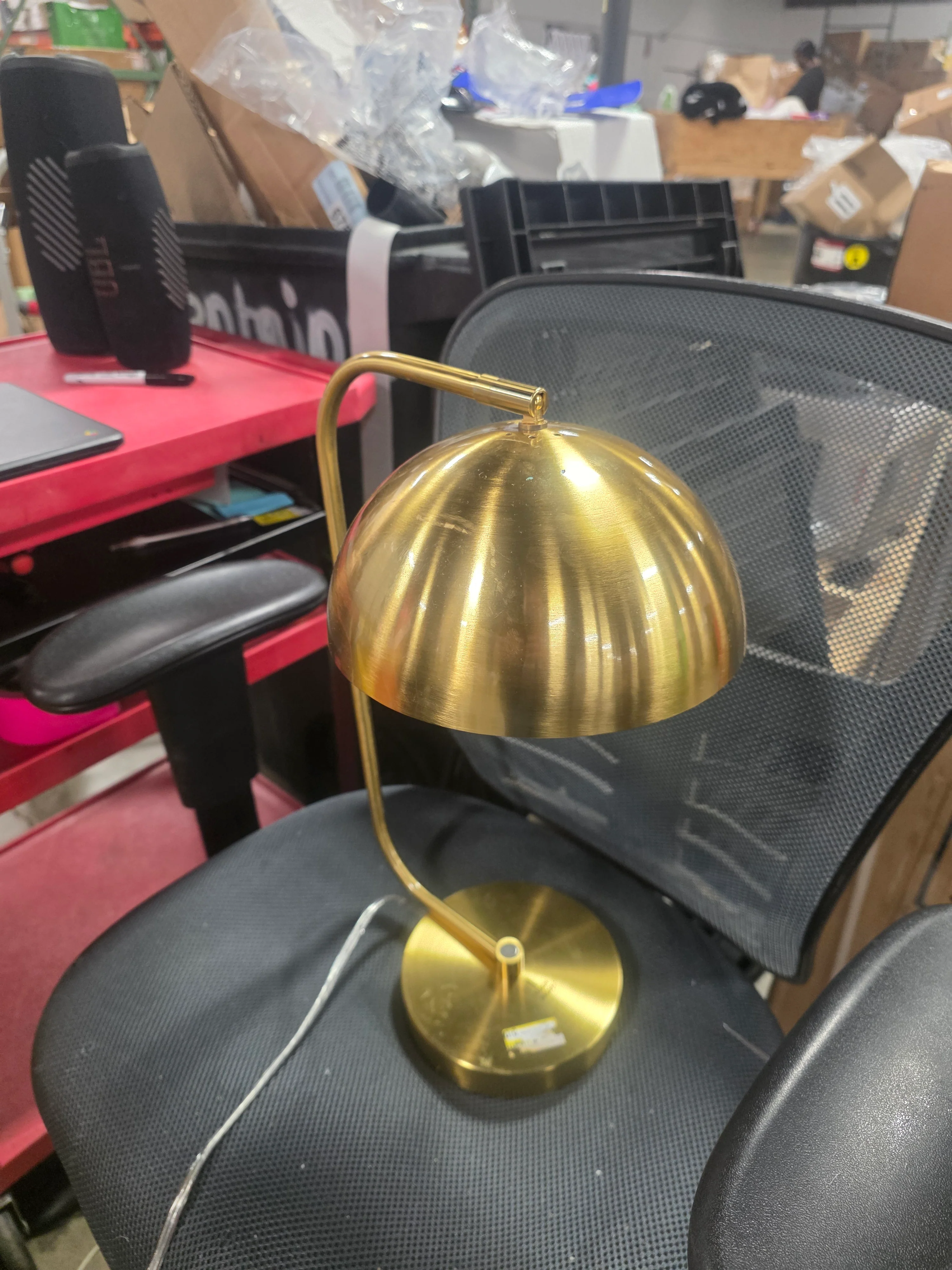 Glossy Metal Table Lamp - Image 5