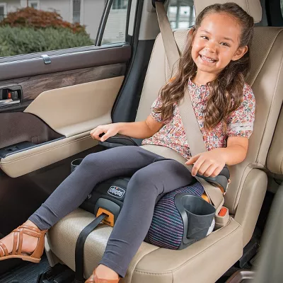 GoFit ClearTex Plus Backless Booster Car Seat - Image 5