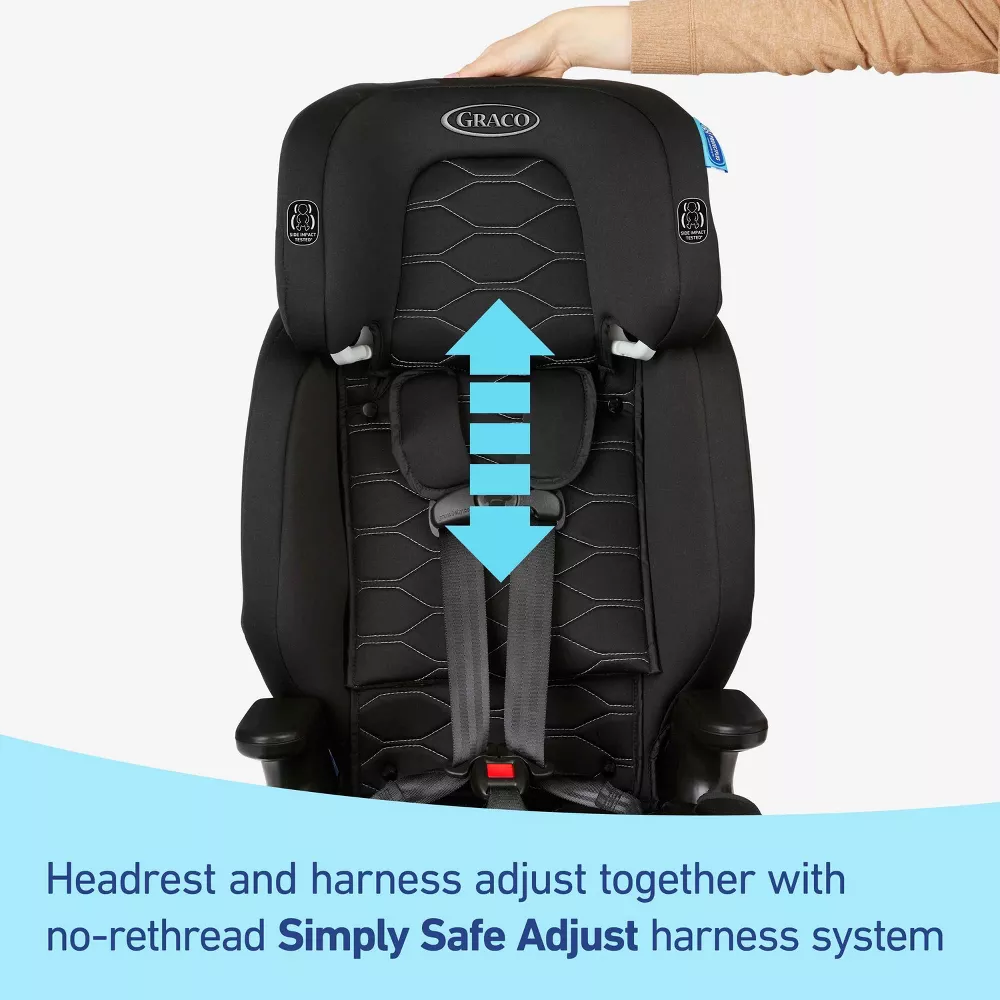 GRACO Nautilus 3-in-1 Harness Booster Car Seat - Hex, - Image 2