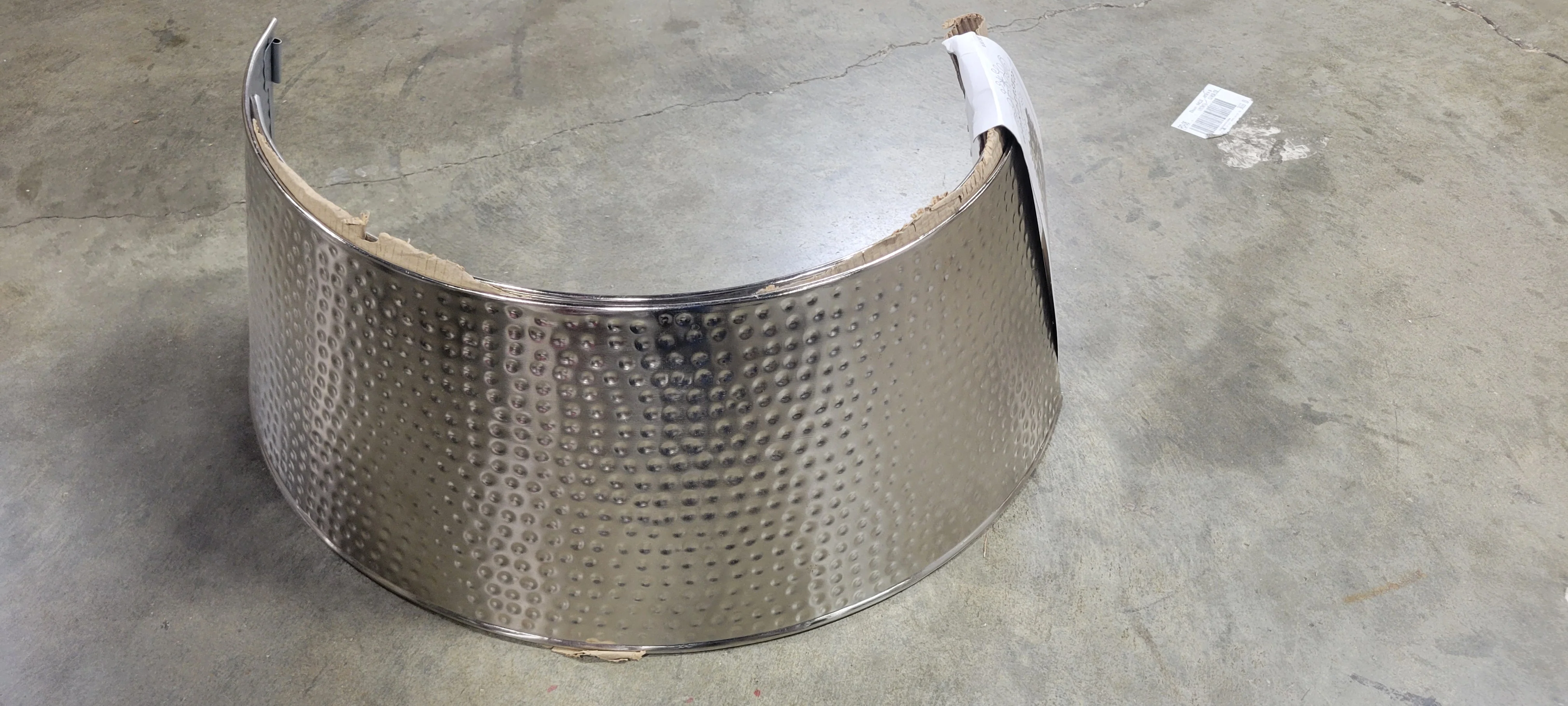 Hammered Metal Christmas Tree Collar Silver final cut - Image 4
