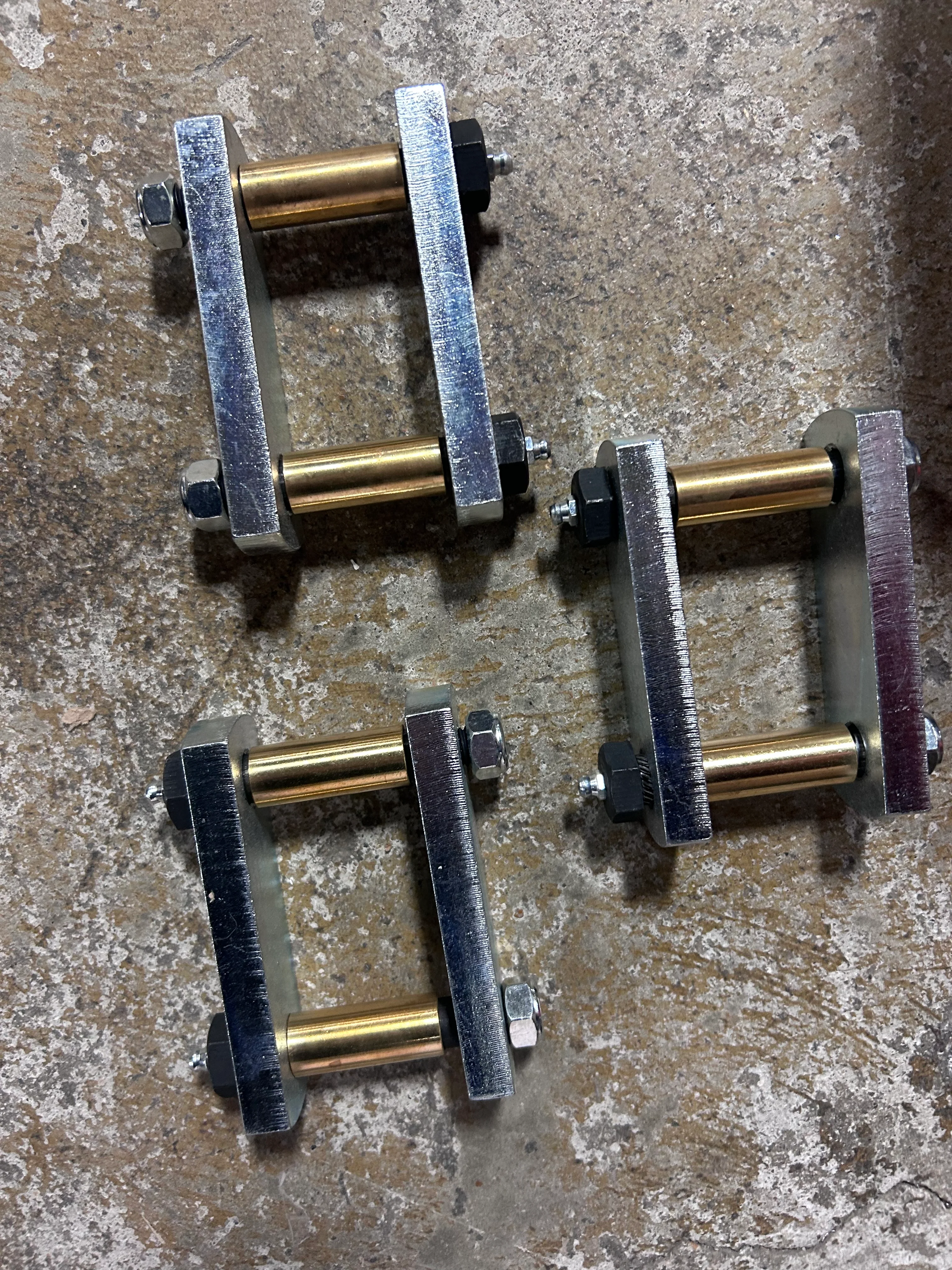 Heavy Duty Shackle Upgrade Kit Trailer Shackle Kit Tandem Axle Replaces - 3 PIECES - Image 7