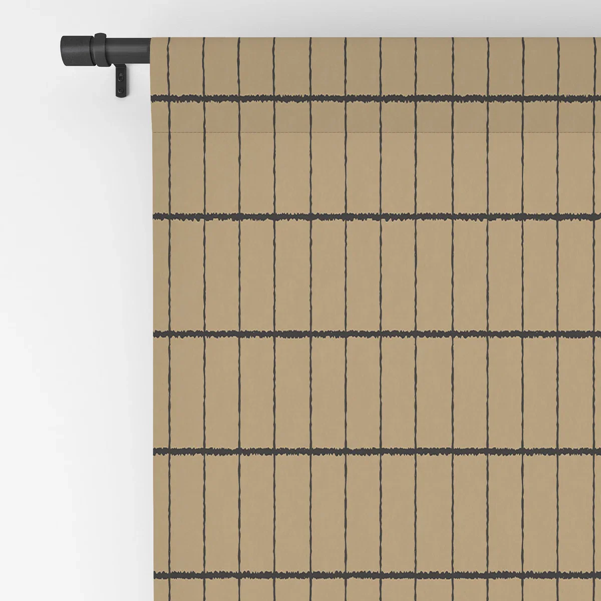 Holli Zollinger Kraft Grid 1pc Blackout Window Curtain Panel - Image 3