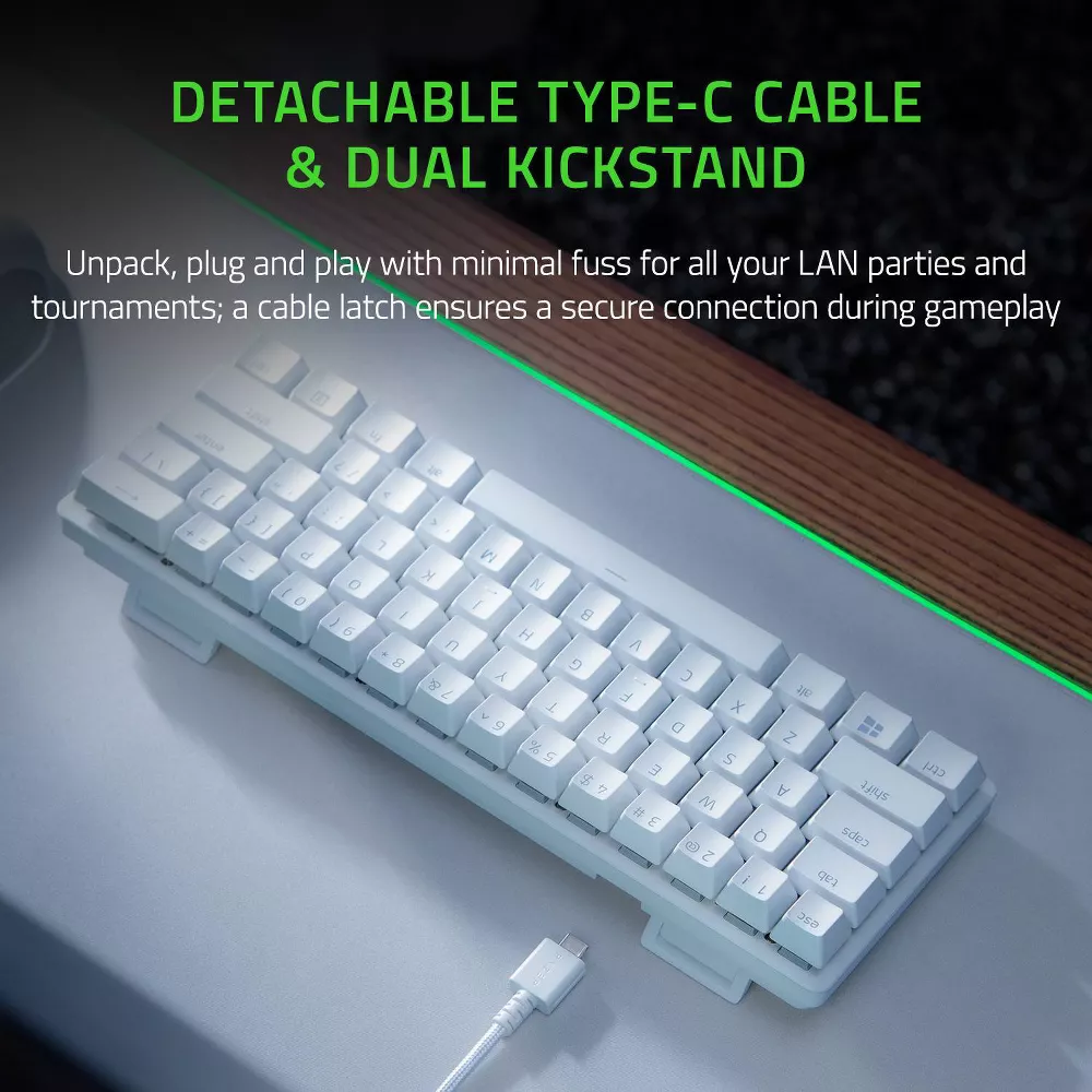 Clicky-Purple Switch Gaming Keyboard, USB-C Connection - Image 3
