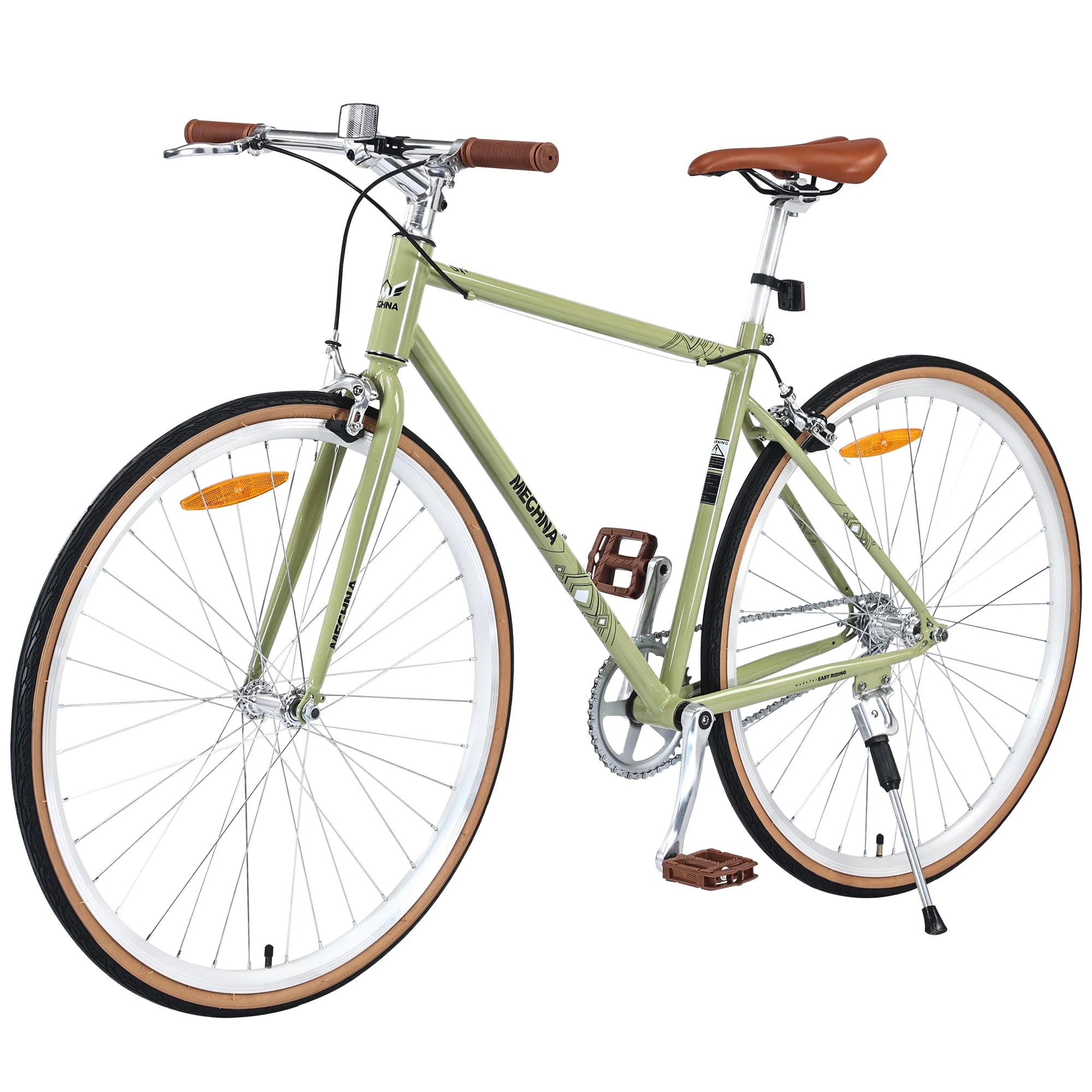 Hybrid Bike Double Brake Single Speed