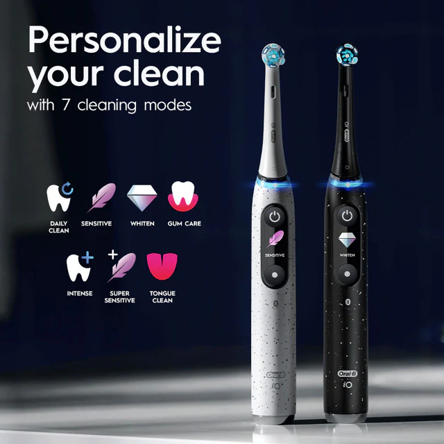 iO Series 10 Rechargeable Electric Toothbrush, Stardust White - Image 3