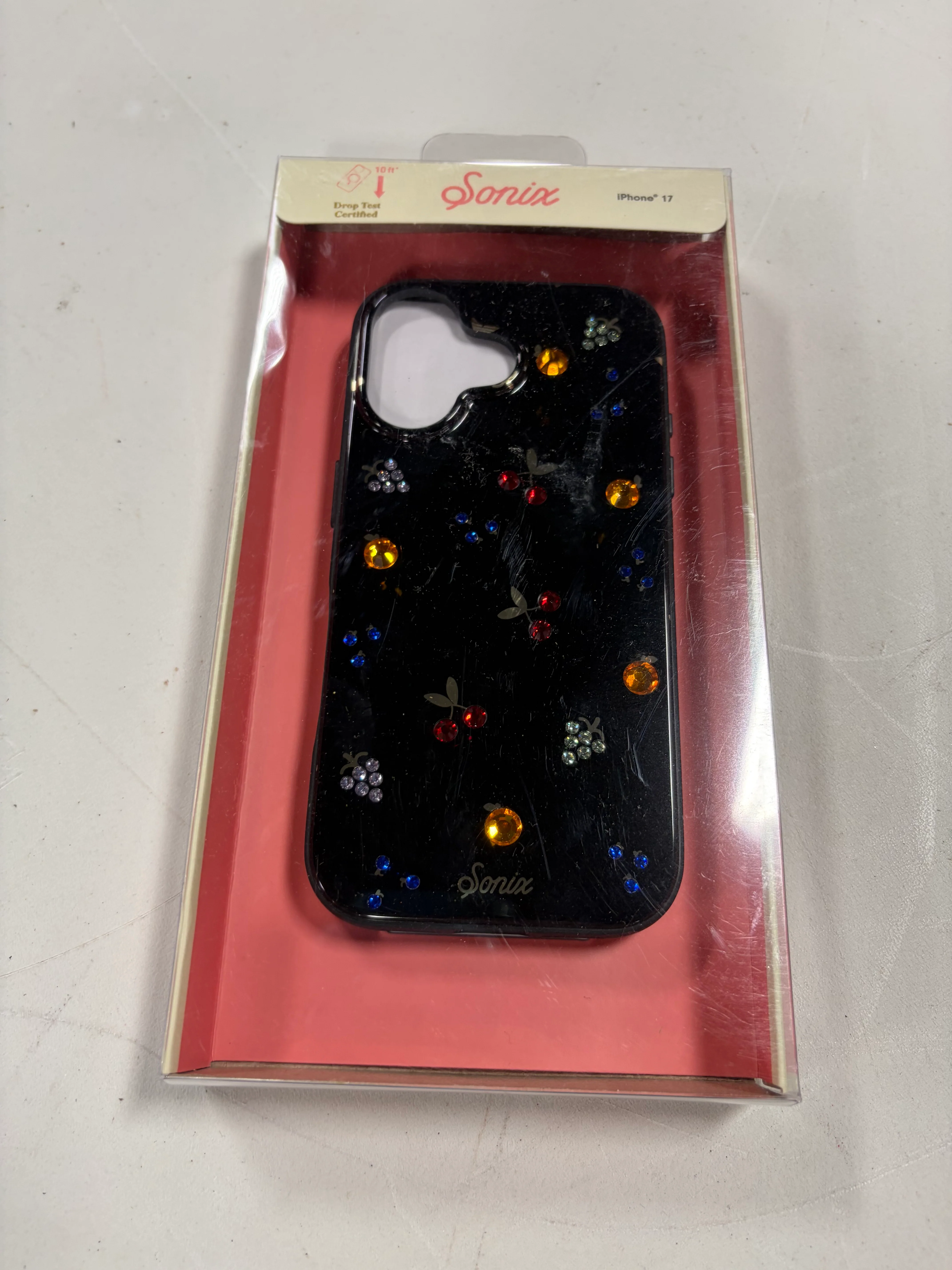 Phone Case - Black Fruit Gems - Image 5
