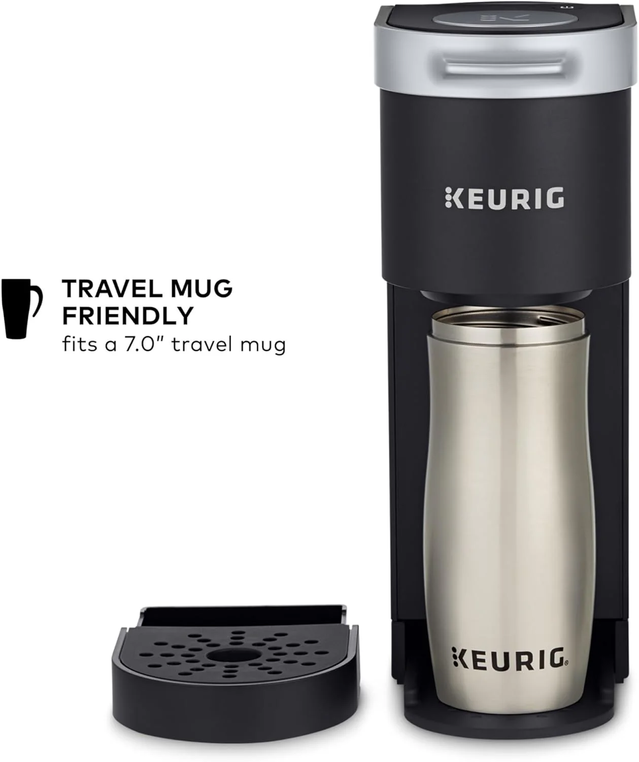 K-Mini Single Serve K-Cup Pod Coffee Maker, Black - Image 2