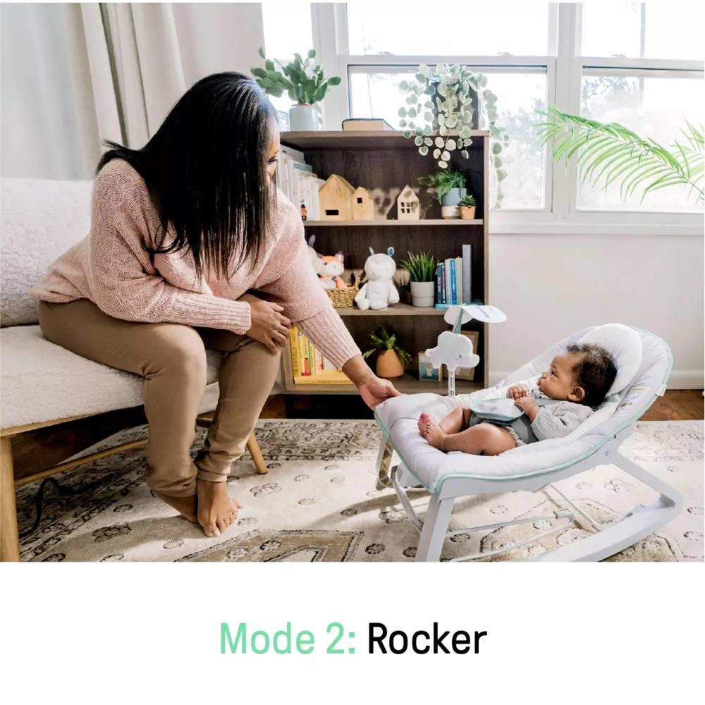 Keep Cozy 3-in-1 Grow with Me Baby Bouncer, Rocker & Toddler Seat - Weaver - Image 3