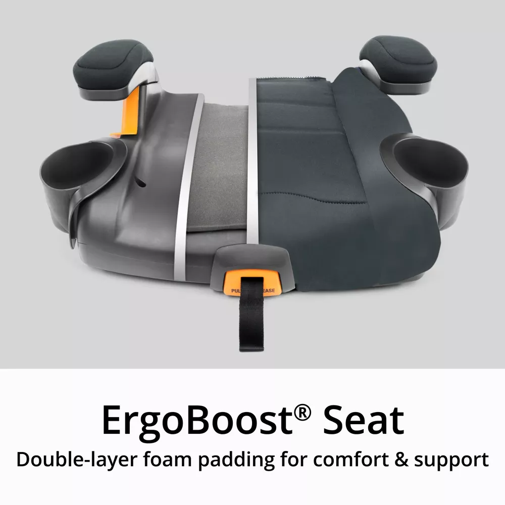 KidFit ClearTex Plus 2-in-1 Belt Positioning High Back Booster Car Seat - Drift - Image 3