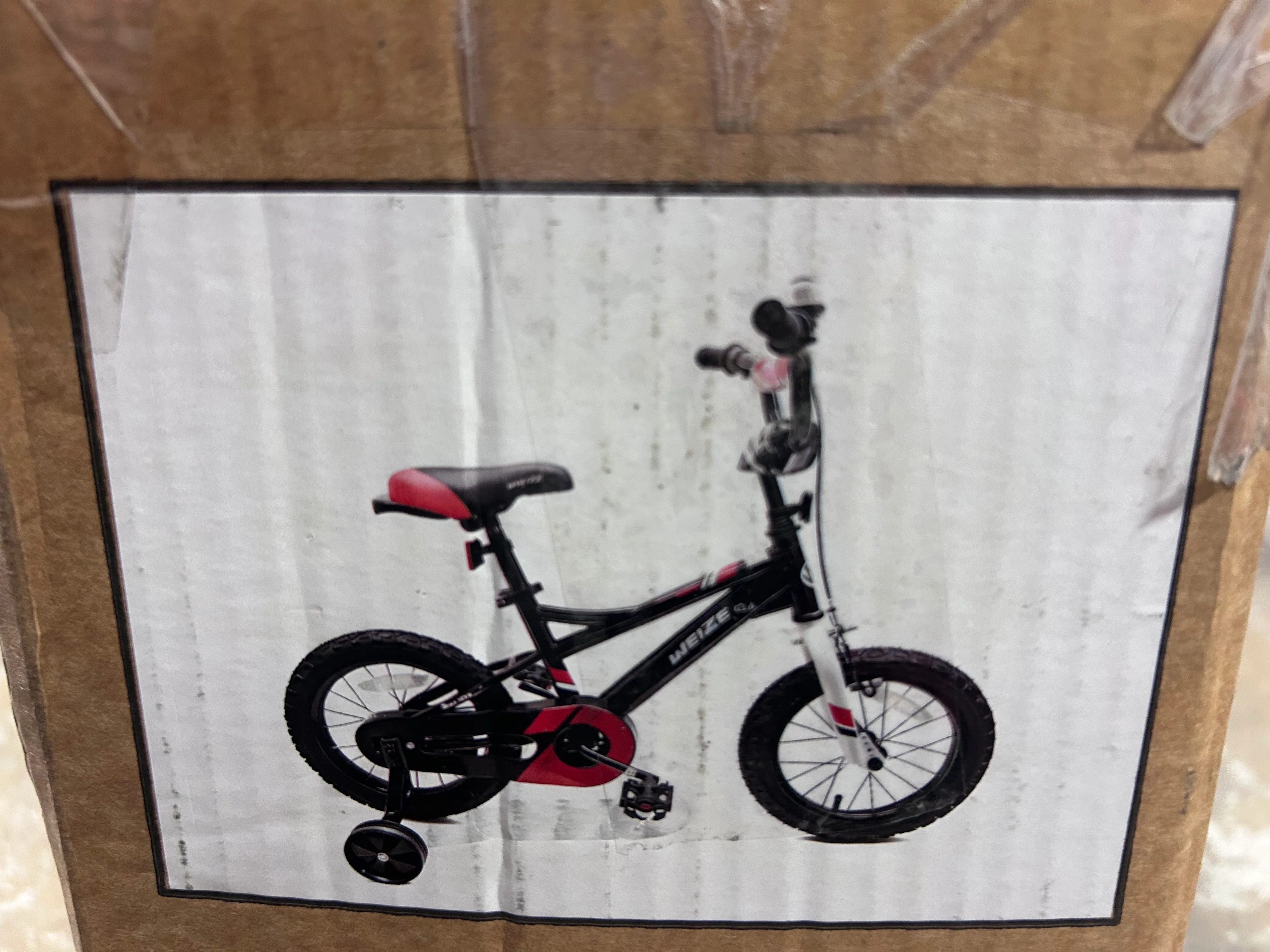 WEIZE Kids Bike, 14 Inch Children Bicycle - Image 2