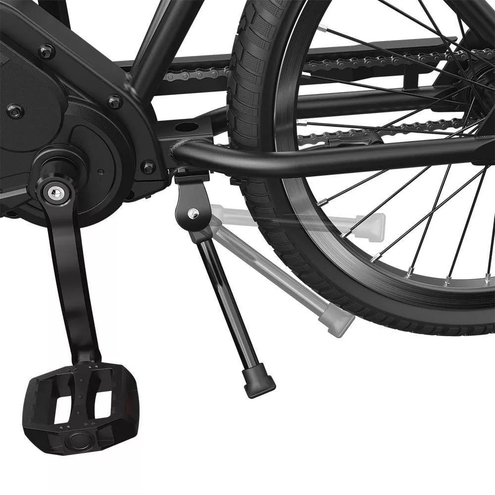 Kids Ebike Step-Over Electric Cruiser Bike - Black - Image 2