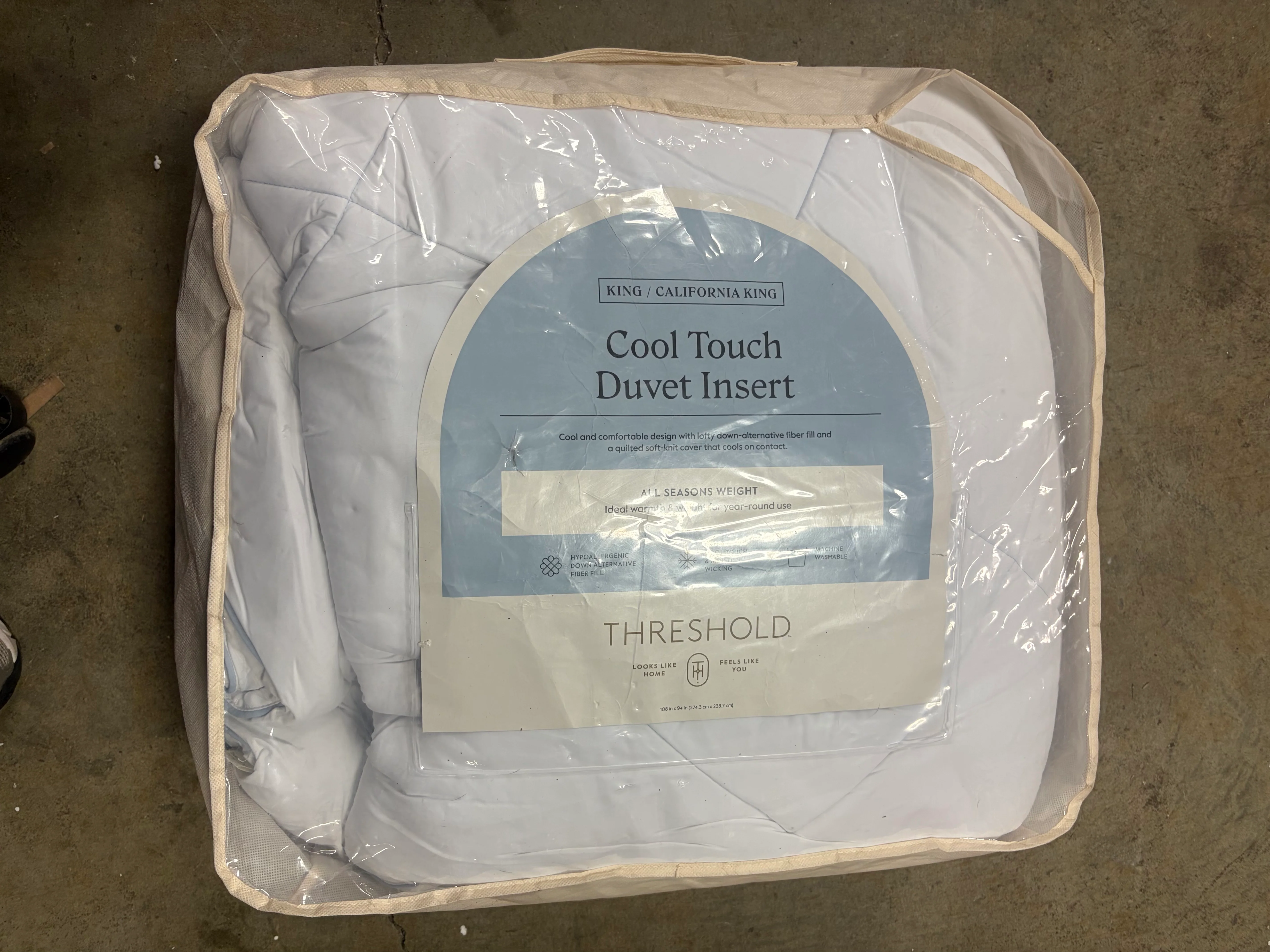 King/California King Cool Touch Down Alternative Duvet Insert - Image 8