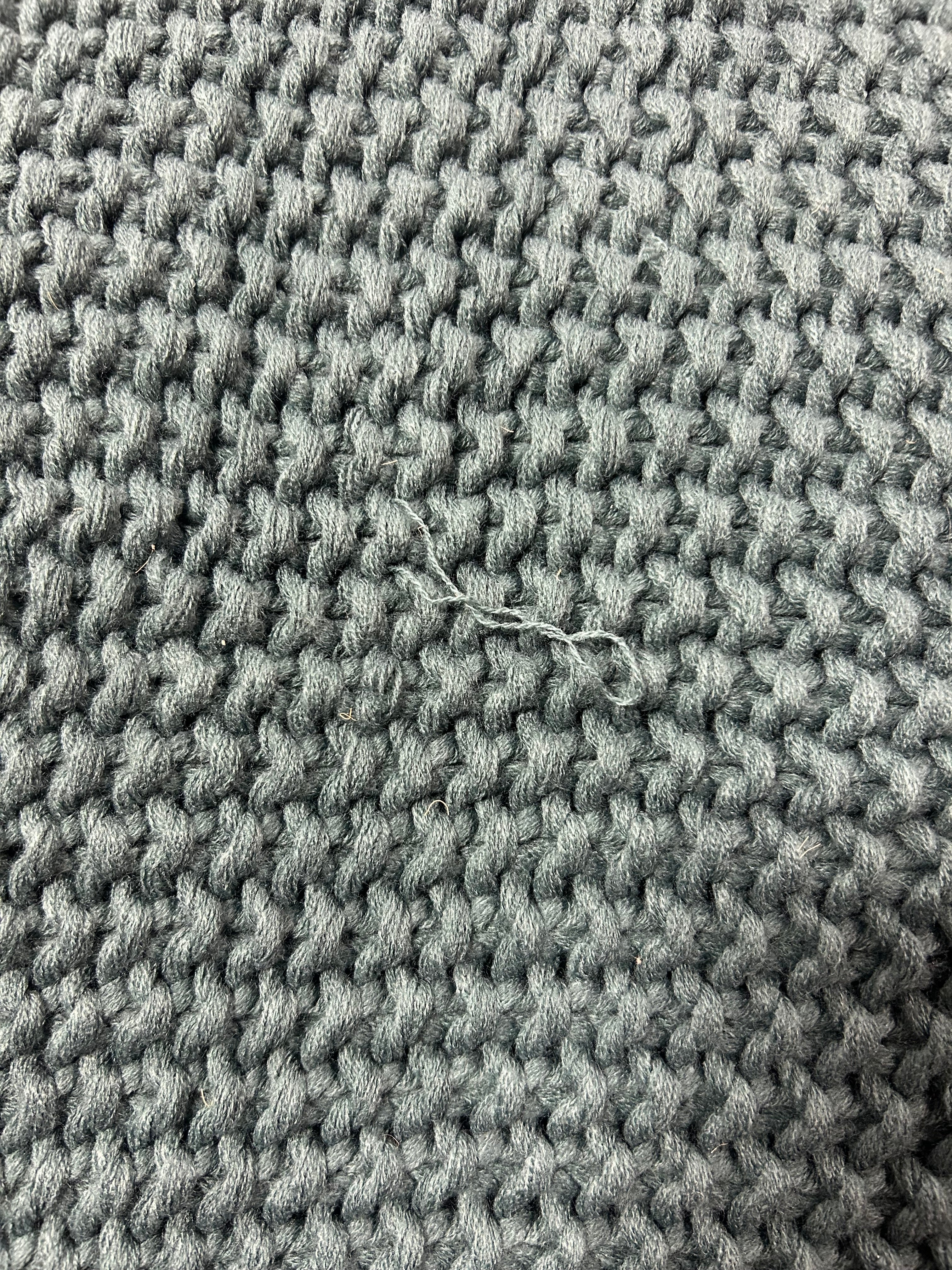 Knit Blanket Dark Teal King - Image 6
