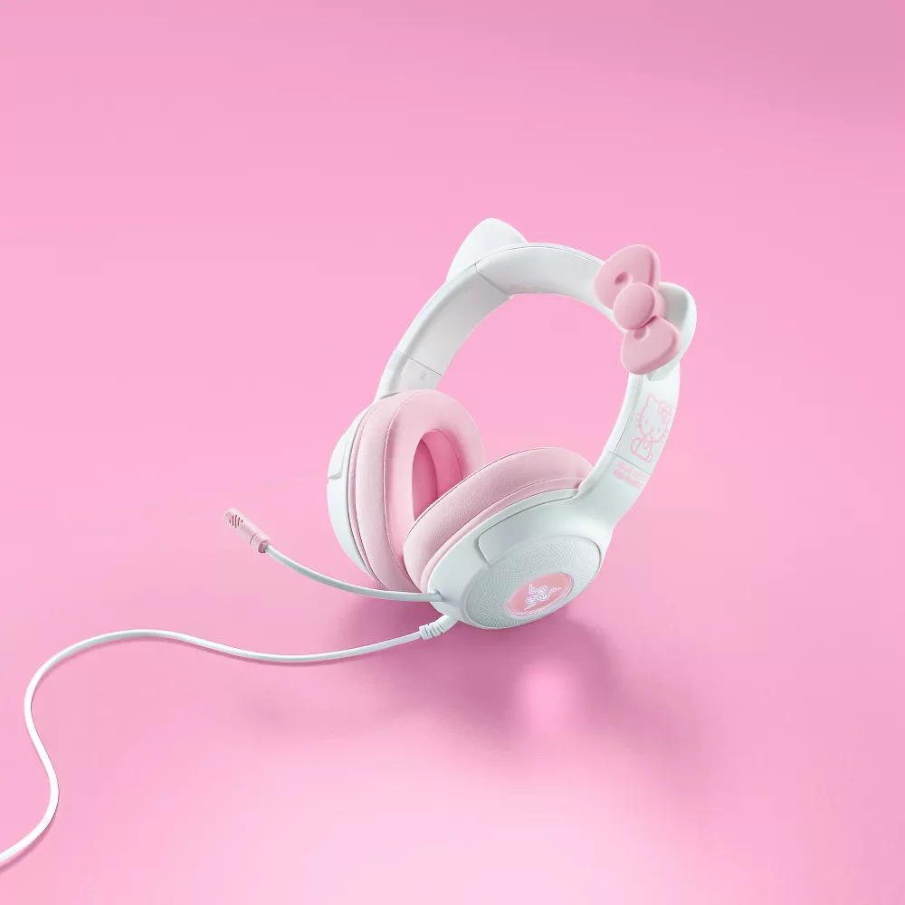 Kraken Kitty V2 Wired USB A Gaming Headset with Kitty Ears and Chroma RGB Lighting - Image 5