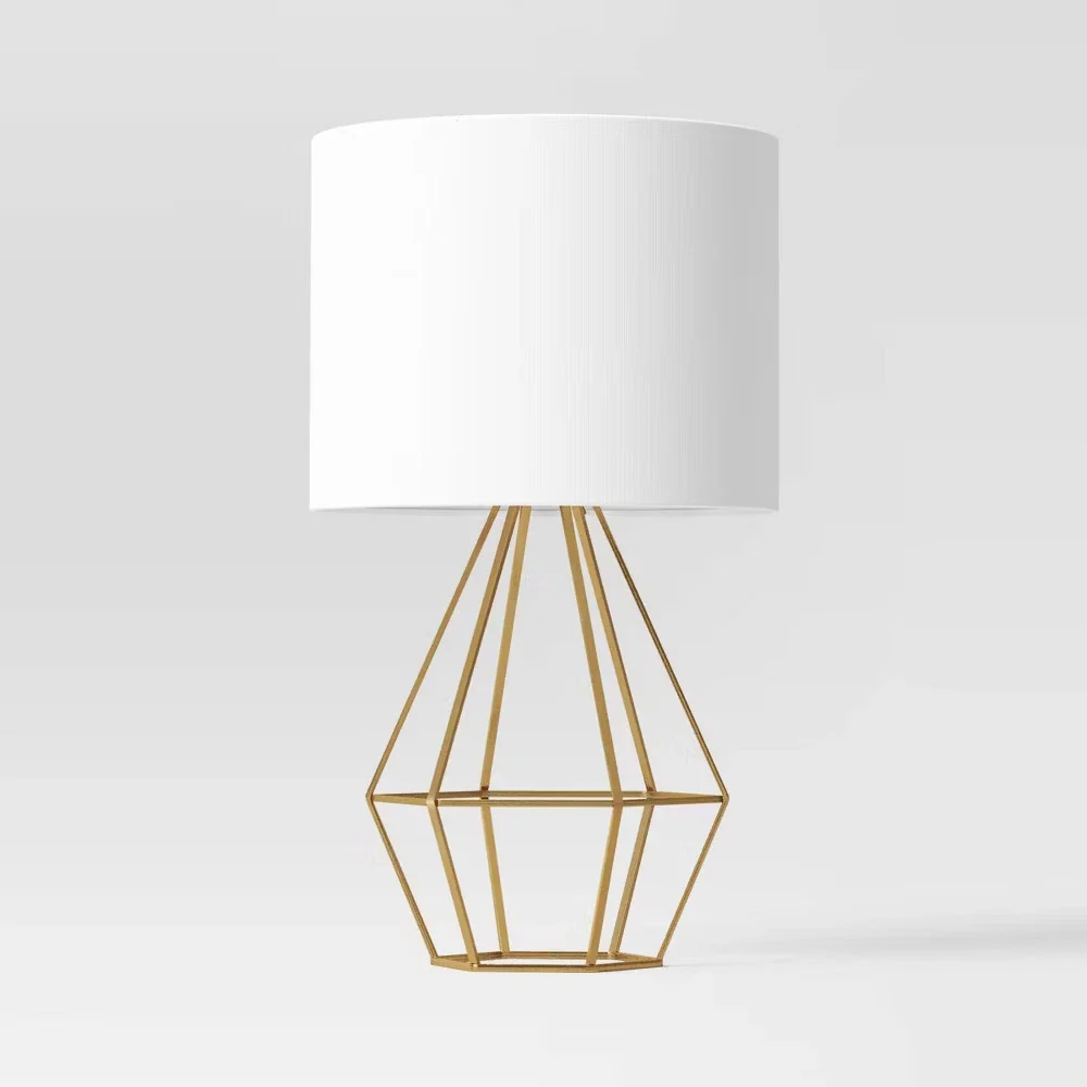 Large Geo Table Lamp Brass - Threshold - SHOWROOM ITEM