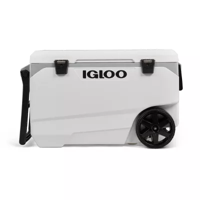 Latitude Rolling Cooler - White: Polyethylene, Tow Handle - Image 2