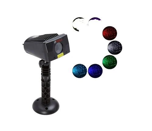 LED Remote Controlled Red/Green Laser Motion Indoor/Outdoor Projector