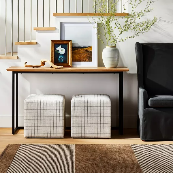 Lynwood Square Upholstered Cube Ottoman - Image 5