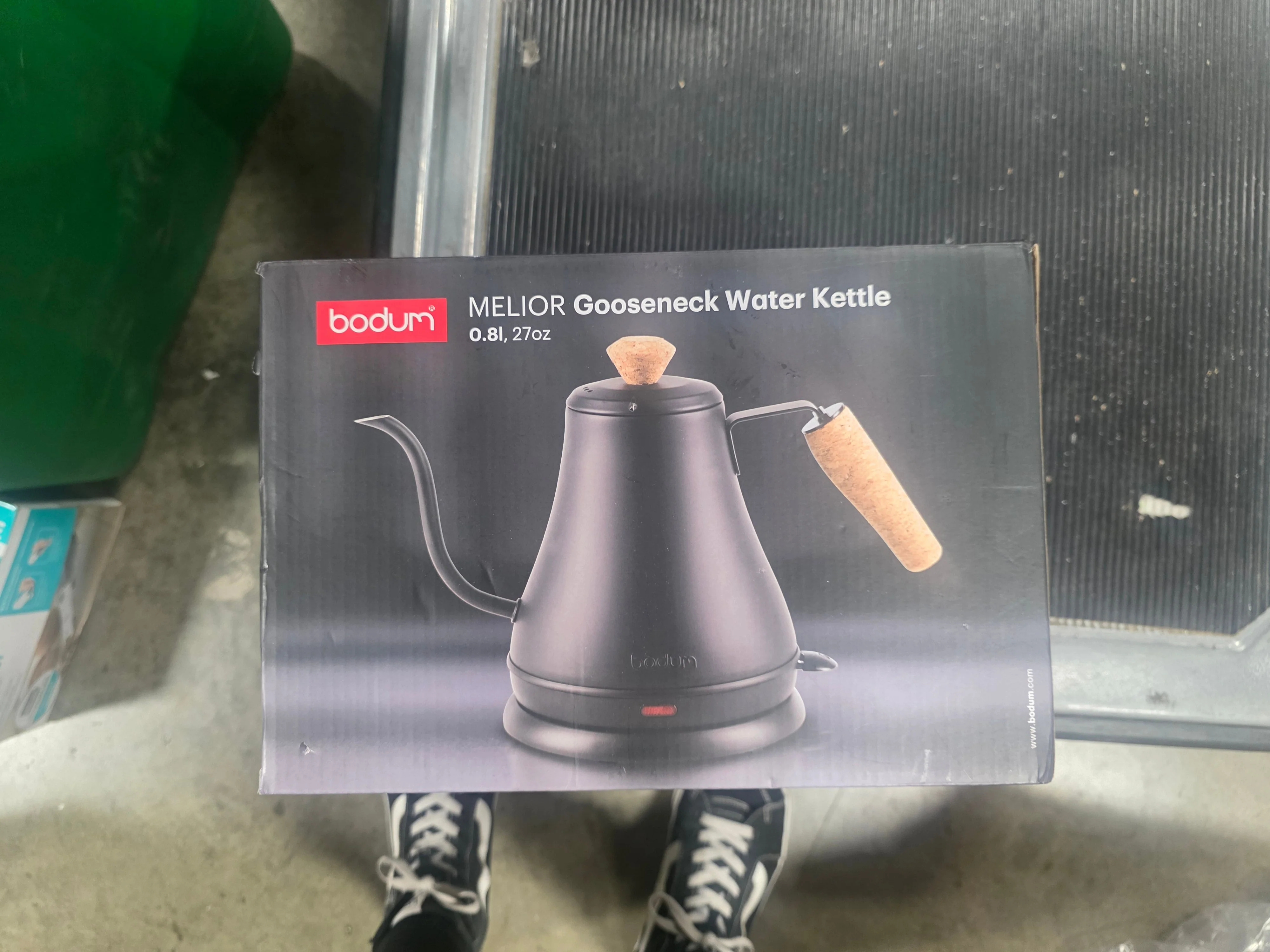 Melior Goose Neck Electric Water Kettle Matte Black - Image 7