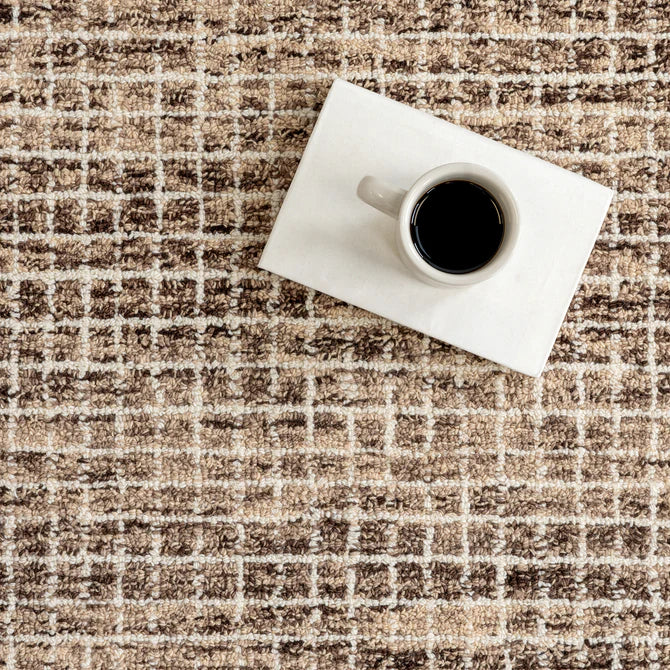 Melrose Checked Wool Area Rug 8*11 - Image 4